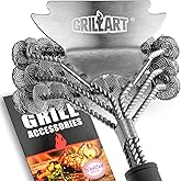 Alpha Grillers Grilling Accessories - BBQ Accessories Grill Tools Set with Spatula, Fork, Brush & Tongs customer photo 1