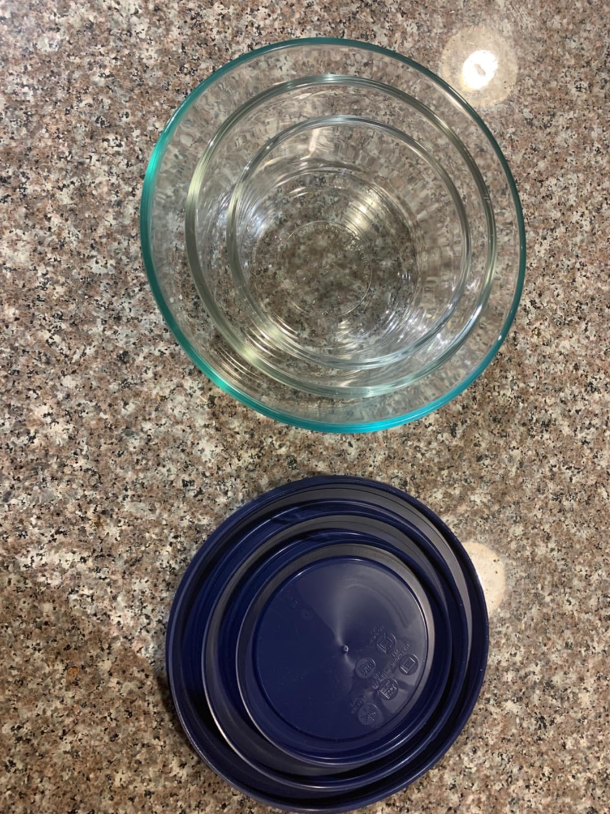 Pyrex Simply Store (3-Pack) Glass Food Storage Containers Set, (2, 4 & 7 Cup) Meal Prep Containers With Plastic BPA-Free Lids, Dishwasher & Microwave Safe customer photo 1