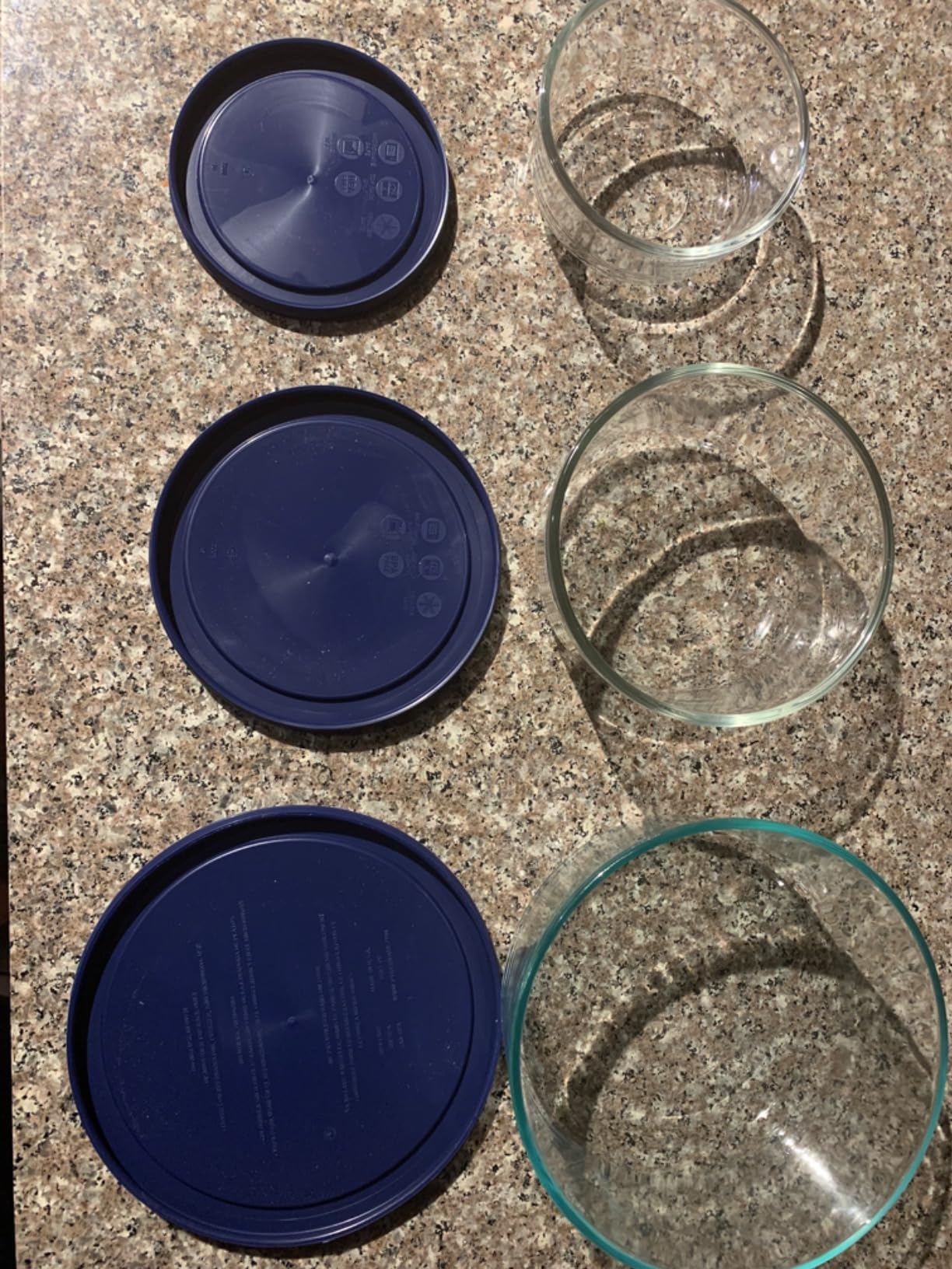Pyrex Simply Store (3-Pack) Glass Food Storage Containers Set, (2, 4 & 7 Cup) Meal Prep Containers With Plastic BPA-Free Lids, Dishwasher & Microwave Safe customer photo 2