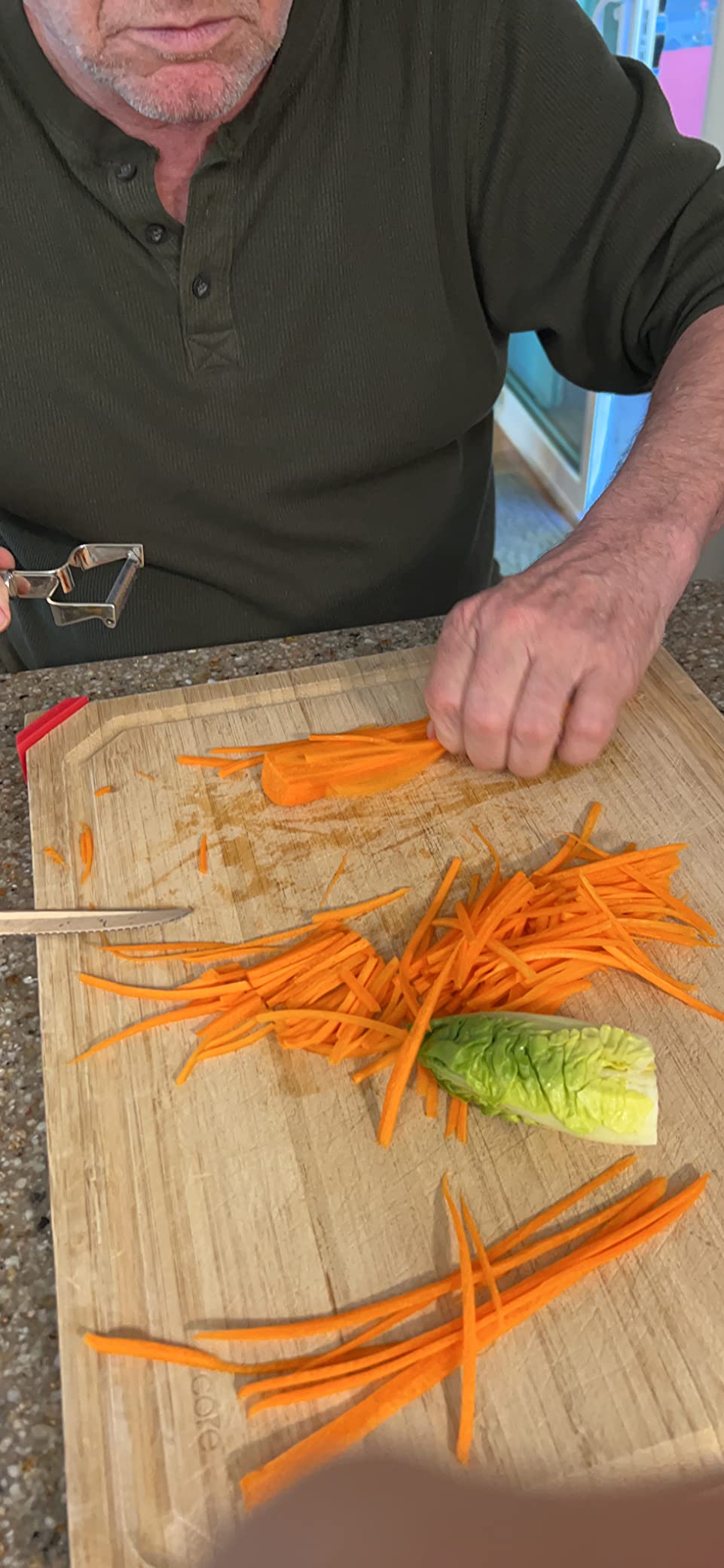Kuhn Rikon Julienne Peeler with Blade Protector, Stainless Steel Handle customer photo 2