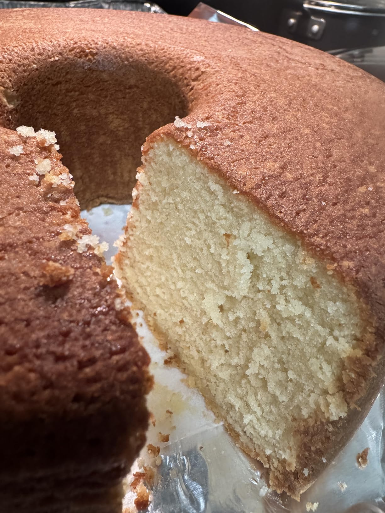 Nordic Ware Classic Cast Pound Cake, Nonstick 10 Inch One Piece Pan - Great for Angel Food, Coffee Cake, 18 Cup - Graphite customer photo 2