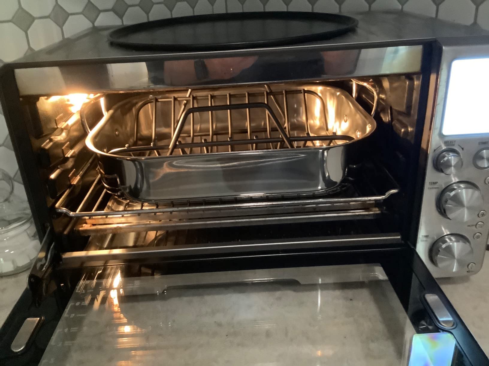 All-Clad Specialty Stainless Steel Roaster and Nonstick Rack 16x13x5 Inch Oven Broiler Safe 600F Roaster Pan customer photo 2