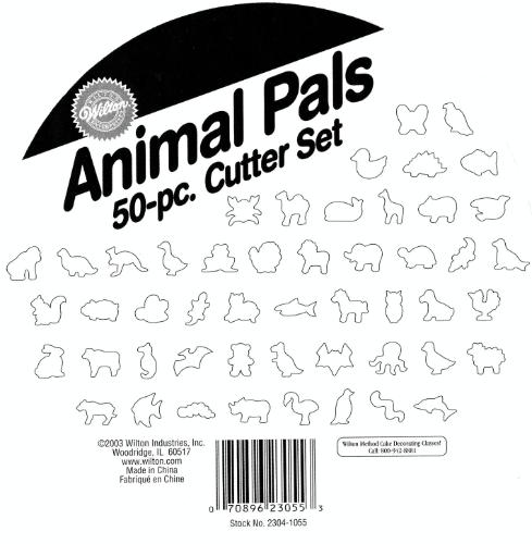 Wilton Animal Cookie Cutter Set, 50-Piece, Plastic customer photo 2