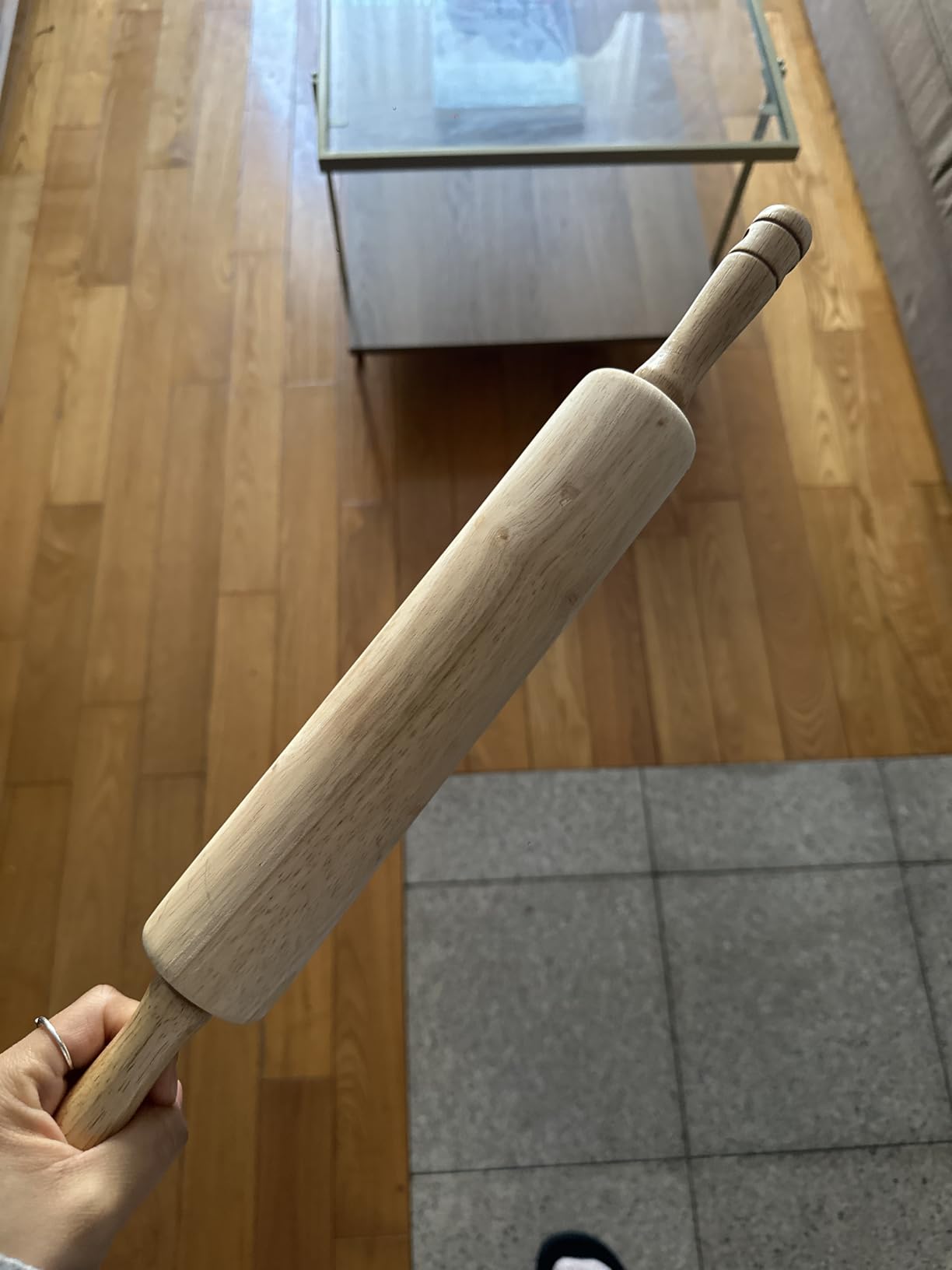 GoodCook Everyday Rolling Pin, 17 inches, Wood customer photo 1
