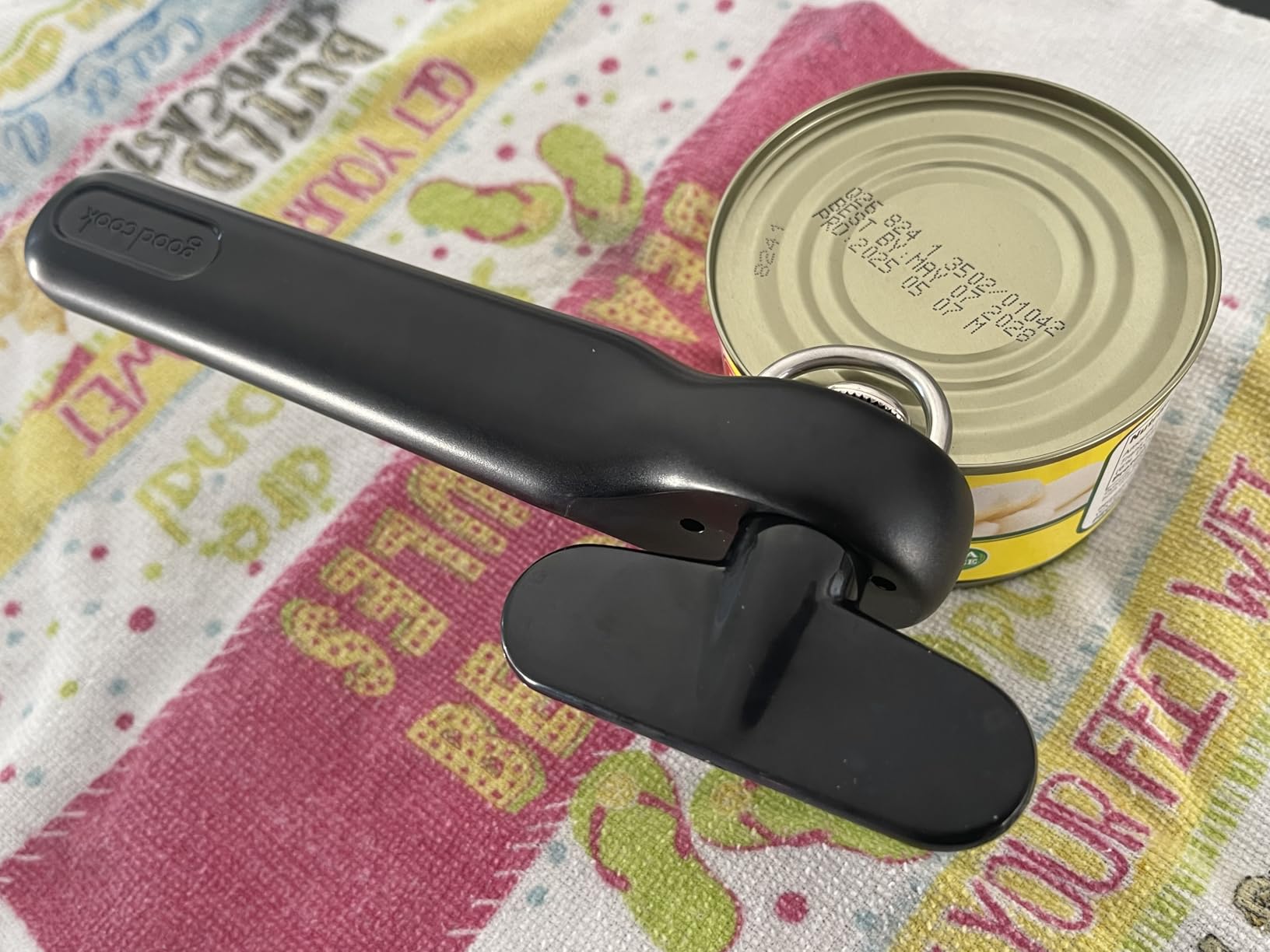 Good Cook Can Opener, Safe Cut Manual Can Opener, no Sharp Can Edges, Black customer photo 2