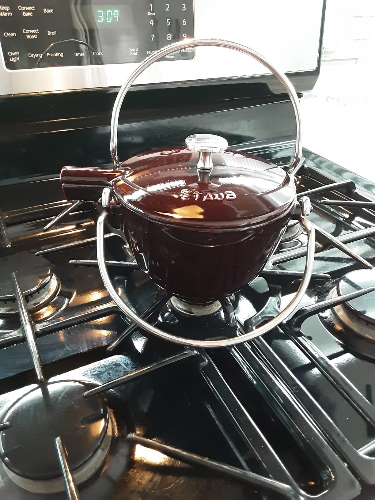 STAUB 1004030 Cast Iron Tea Pot, Black customer photo 1