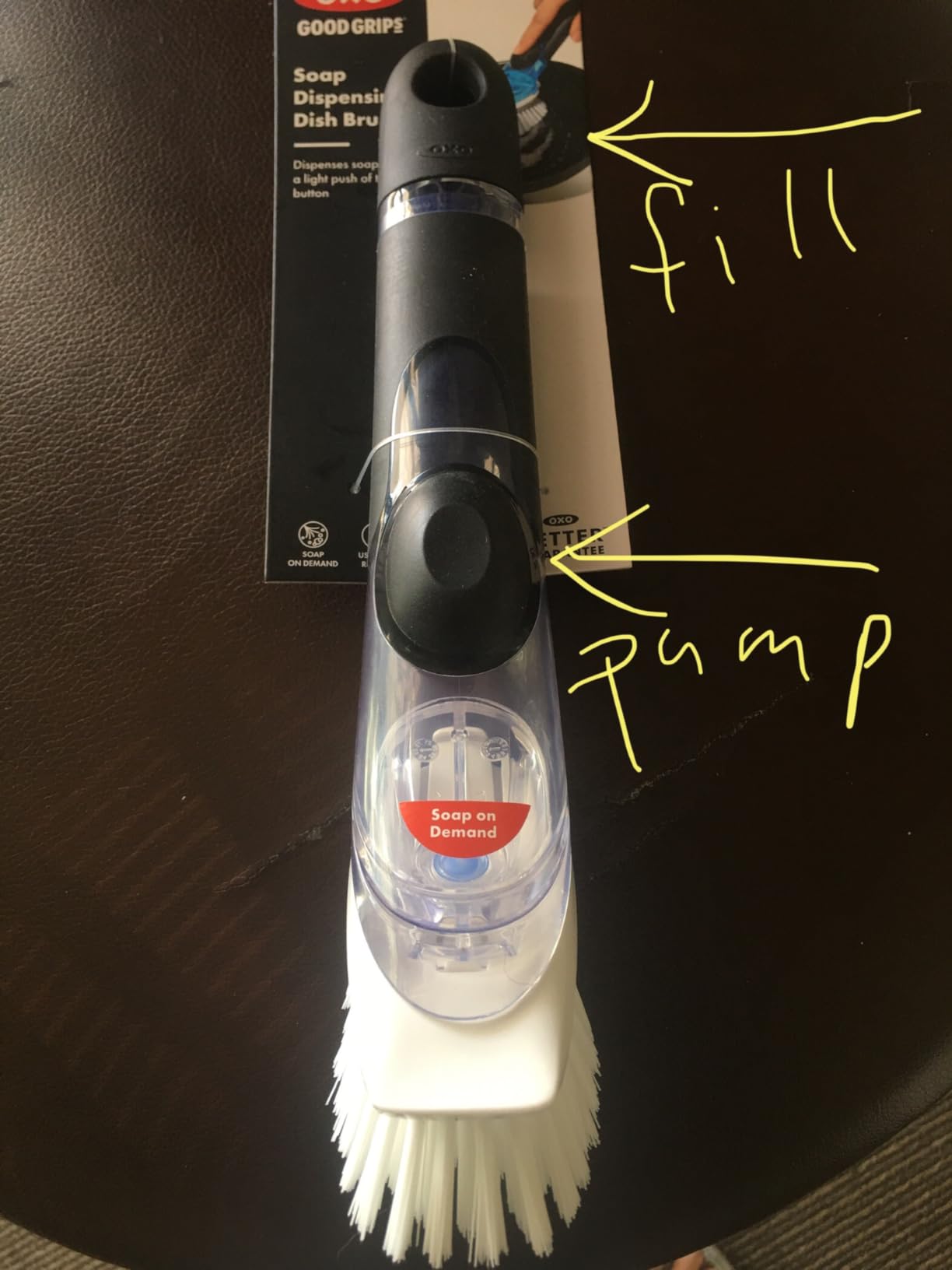 OXO Good Grips Soap Dispensing Dish Brush customer photo 1