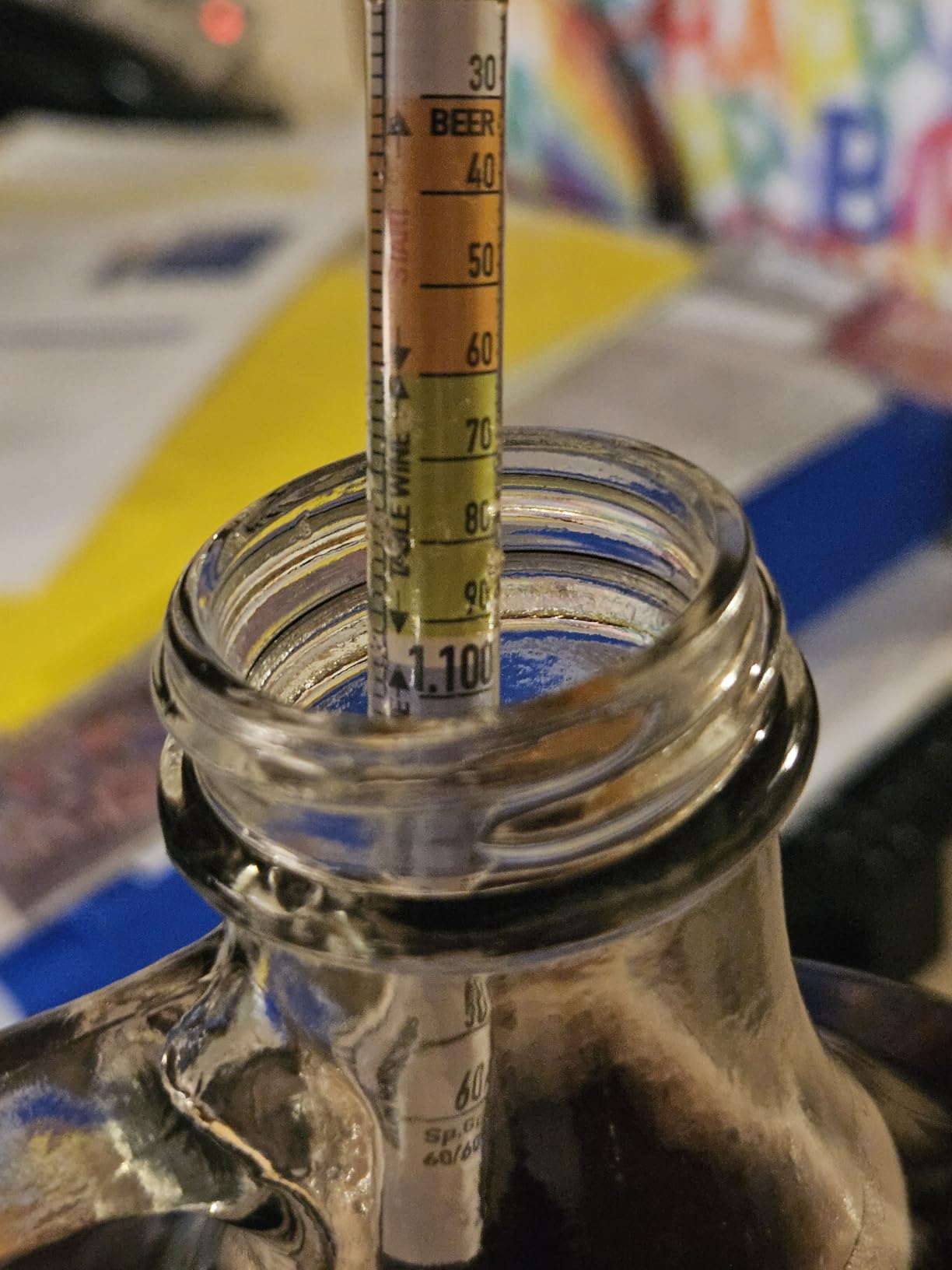 FastRack Triple-Scale Hydrometer - ABV Hydrometer - Specific Gravity Hydrometer to accurately Test ABV and the Specific Gravity of Your Wine, Beer, Mead or Kombucha customer photo 1