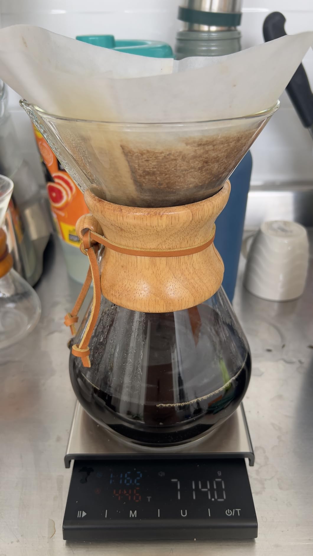 Chemex Pour-Over Glass Coffeemaker - Classic Series - 8-Cup customer photo 1
