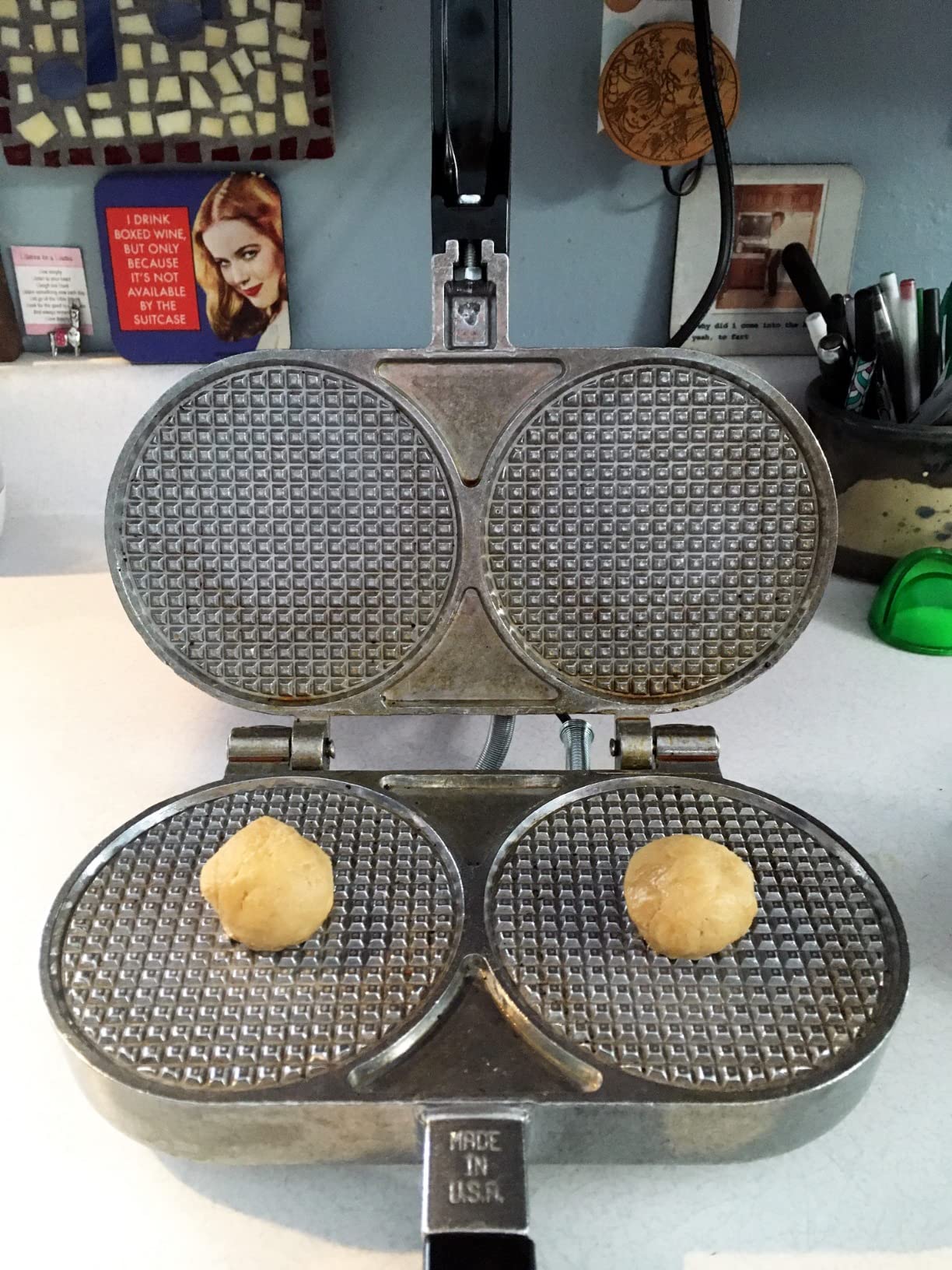 C Palmer Thin Belgian Cookie Iron, Model 1110, Made in the USA customer photo 1