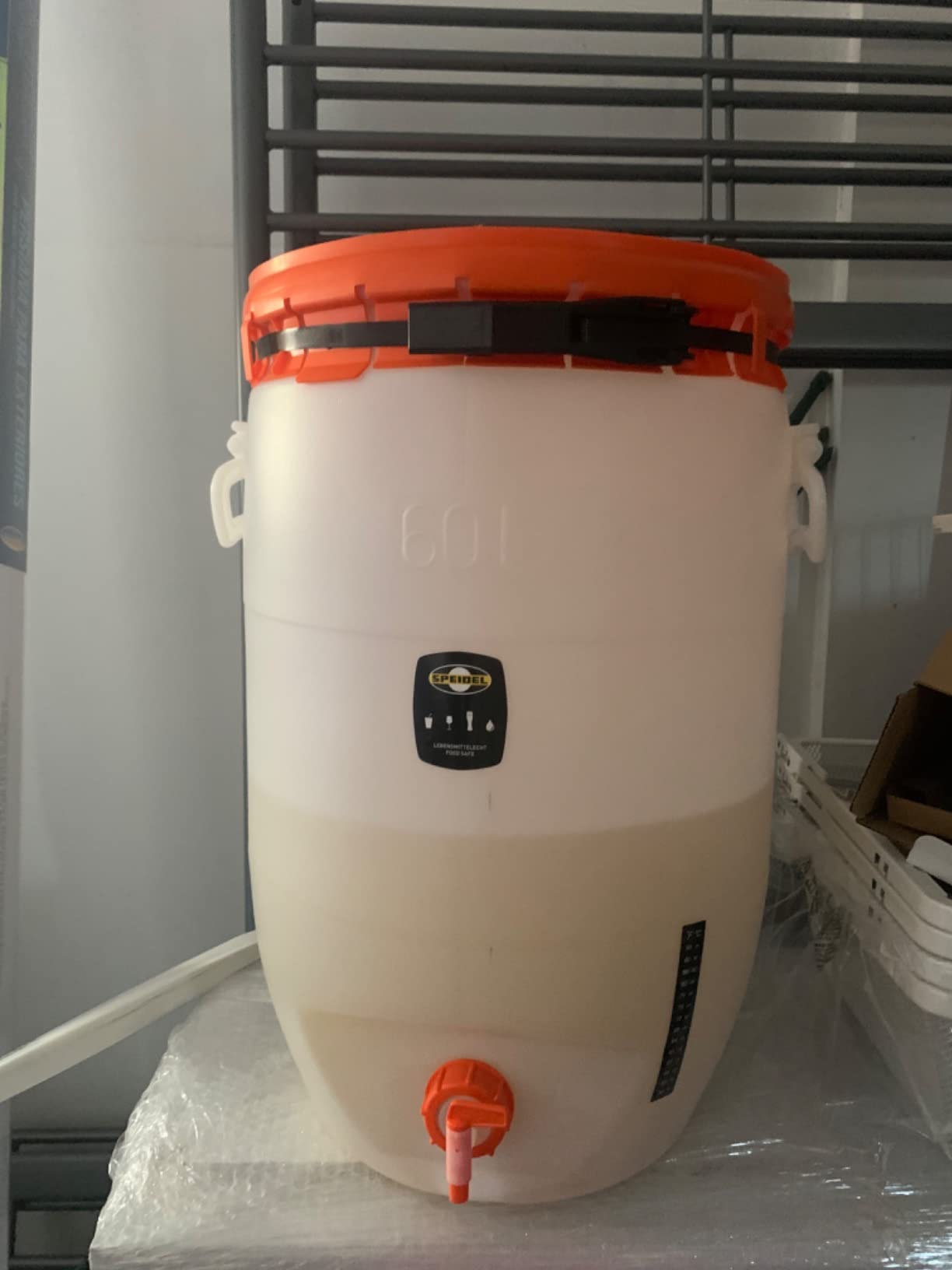Speidel Plastic Fermenter-60L (15.9 gal), 60L, White customer photo 1