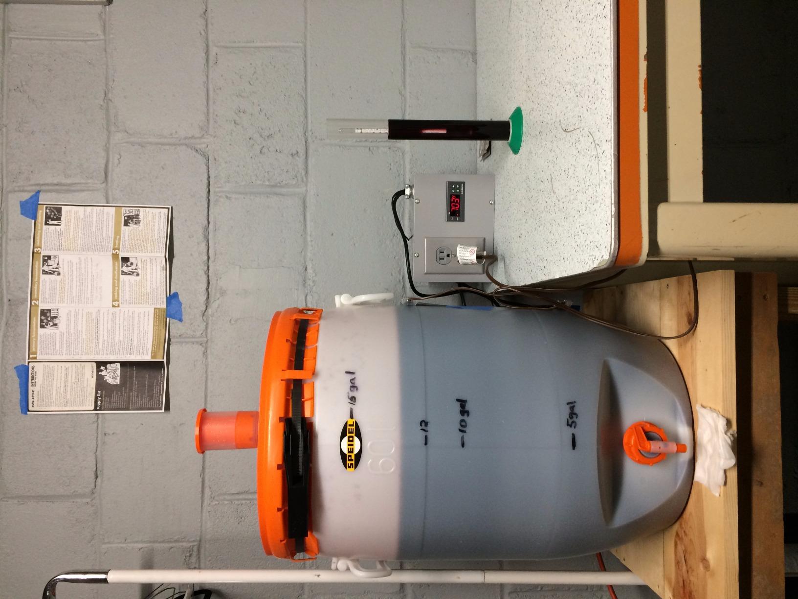 Speidel Plastic Fermenter-60L (15.9 gal), 60L, White customer photo 2
