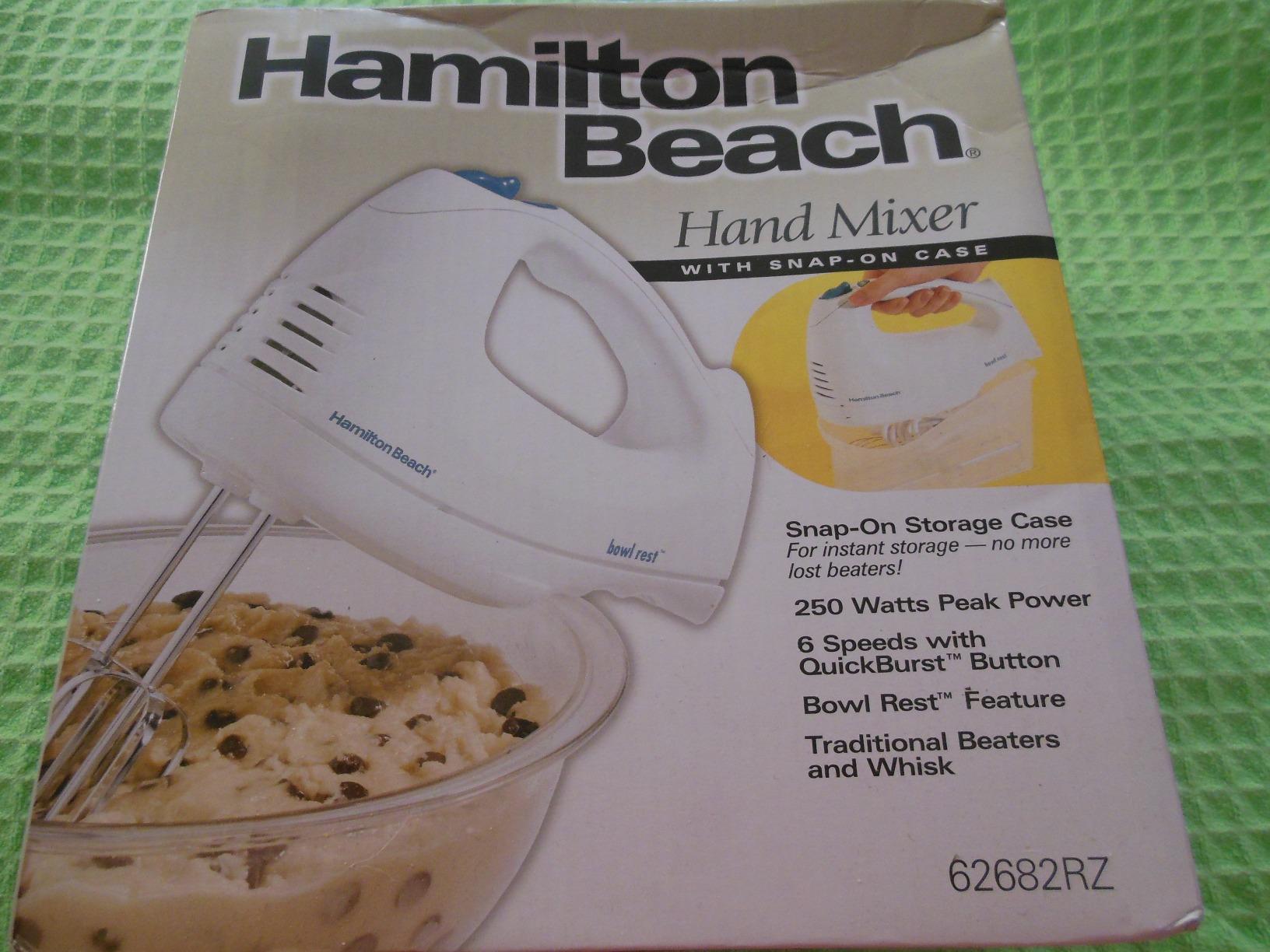 Hamilton Beach 6-Speed Electric Hand Mixer with Whisk, Traditional Beaters, Snap-On Storage Case, 250 Watts, White customer photo 2