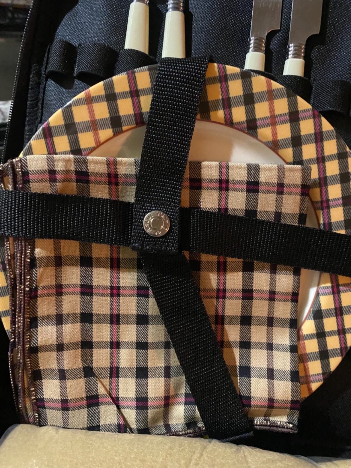 Picnic at Ascot Original Equipped 2 Person Picnic Backpack with Cooler, Insulated Wine Holder & Blanket - Designed & Assembled in the USA customer photo 1