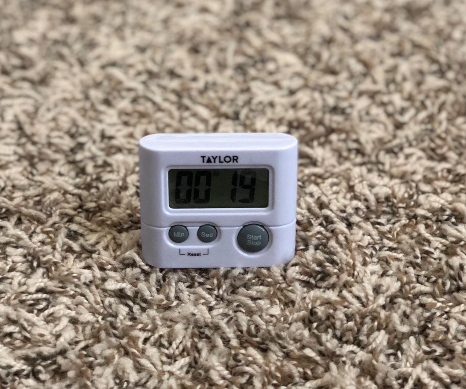 Taylor Digital Timer with 99 Minute 59 Second Display, Easy to Use, White Compact Design for Kitchen Cooking, Baking, and Timing Needs customer photo 2