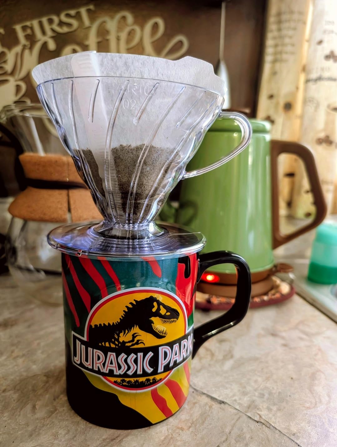 V60 Plastic Coffee Dripper, Size 02, Clear customer photo 2