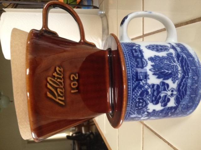 Kalita 102 Ceramic Dripper Coffee Dipper, White customer photo 1