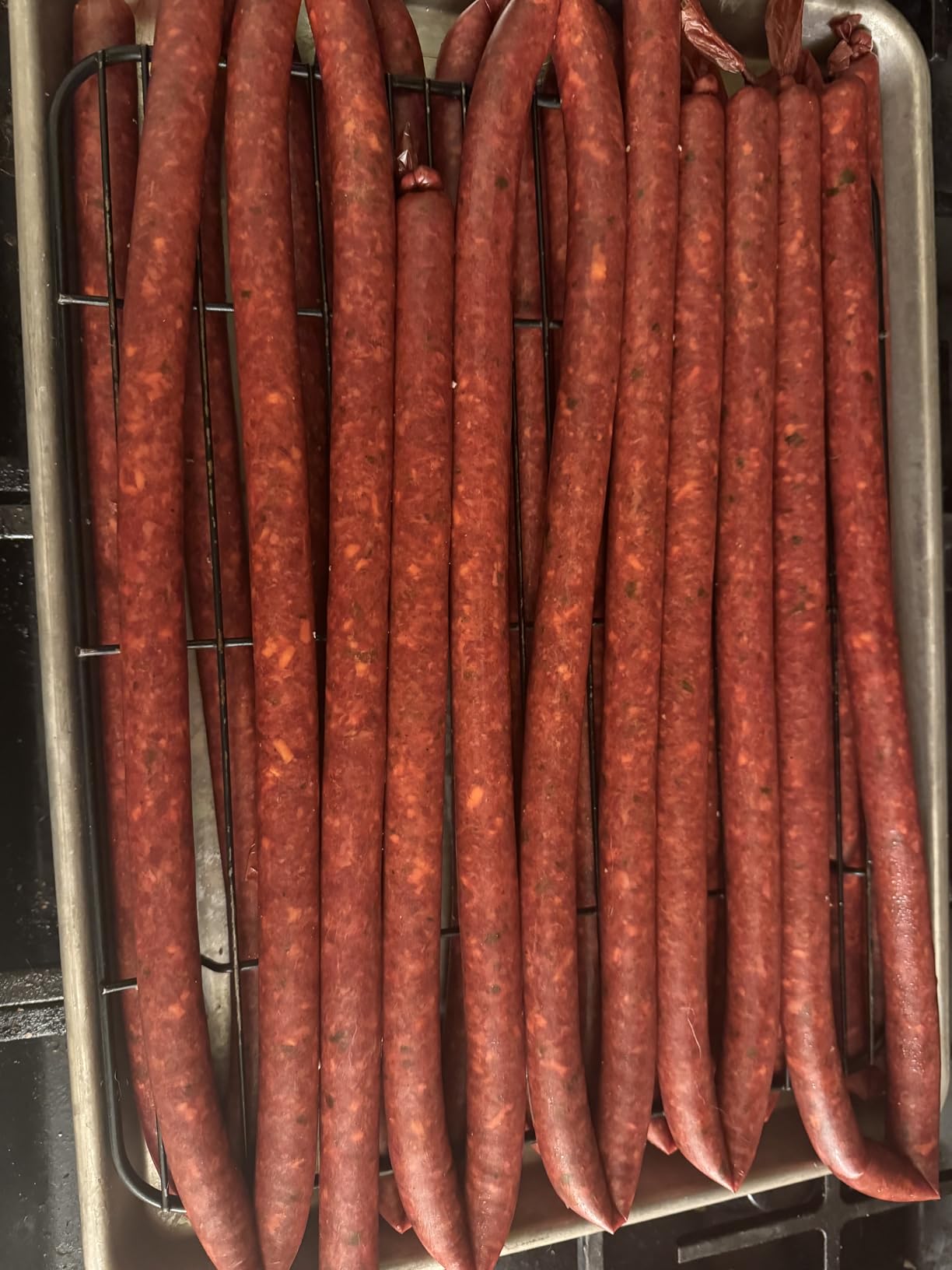 LEM Products Mahogany Smoked Collagen Casings, 17mm, Edible Sausage Casings, Stuffs Approximately 13 Pounds Per Pack, Great for Snack Sticks, Hot Dogs, Metts, Andouille, Brats, and More, 2-Pack customer photo 1