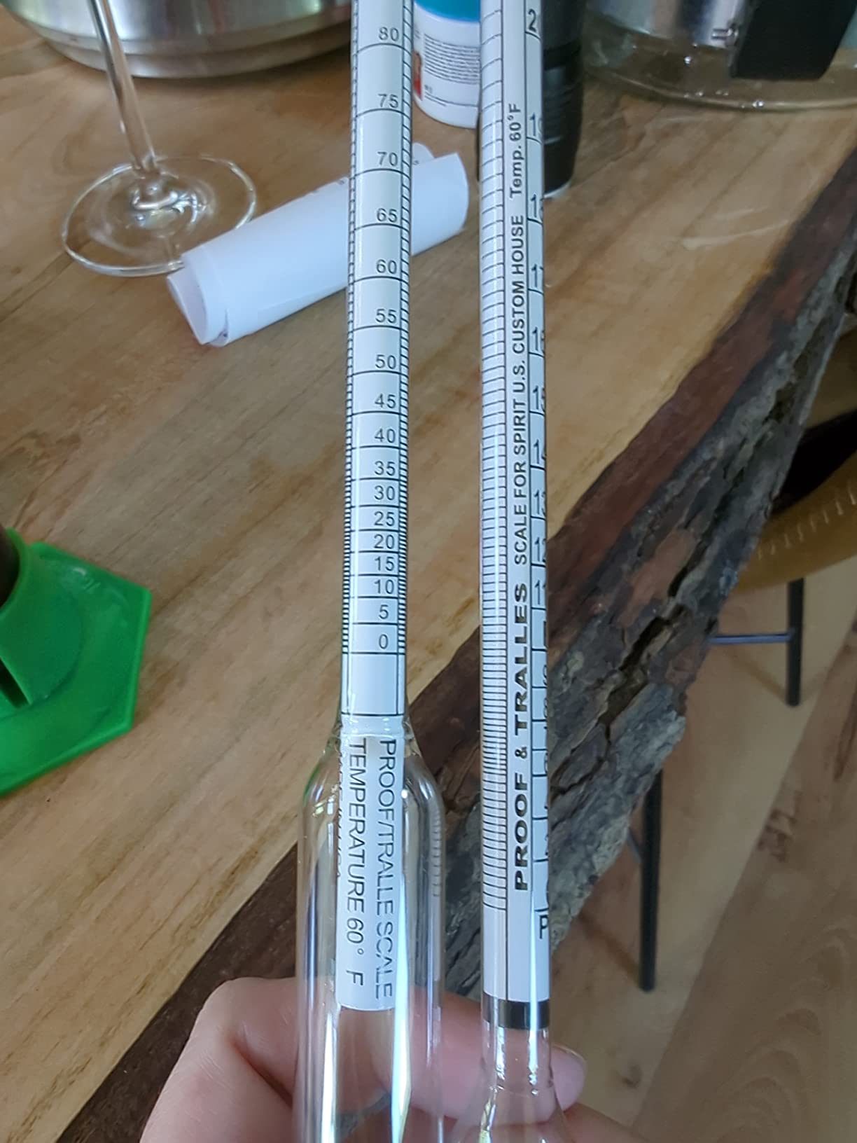 FastRack Hydrometer Kit - Triple-Scale Hydrometer Alcohol 0-200 Proof and Tralle Hydrometer with Test Jar - Accurately Test your Liquor Alcohol, ABV and Gravity of your Wine, Beer, Mead or Kombucha customer photo 2