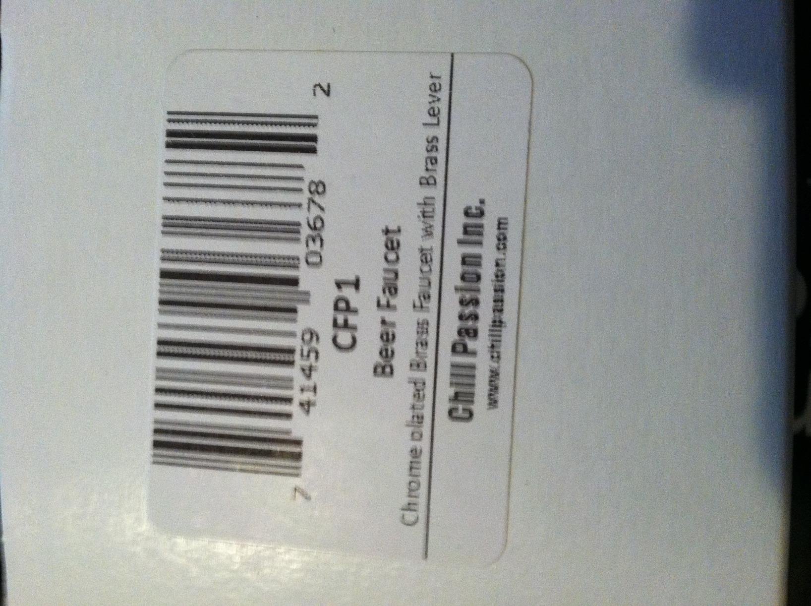 Kegco KC 493K-CFBL Chrome Draft Beer Faucet customer photo 2