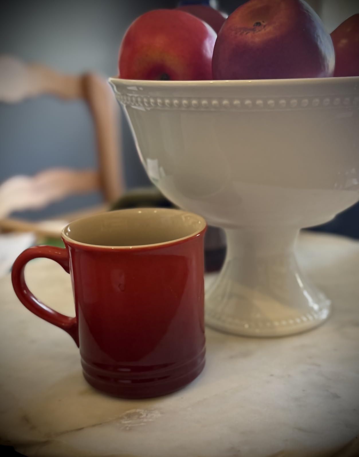 Le Creuset Stoneware Vancouver Mug, 14 oz., Cerise customer photo 1
