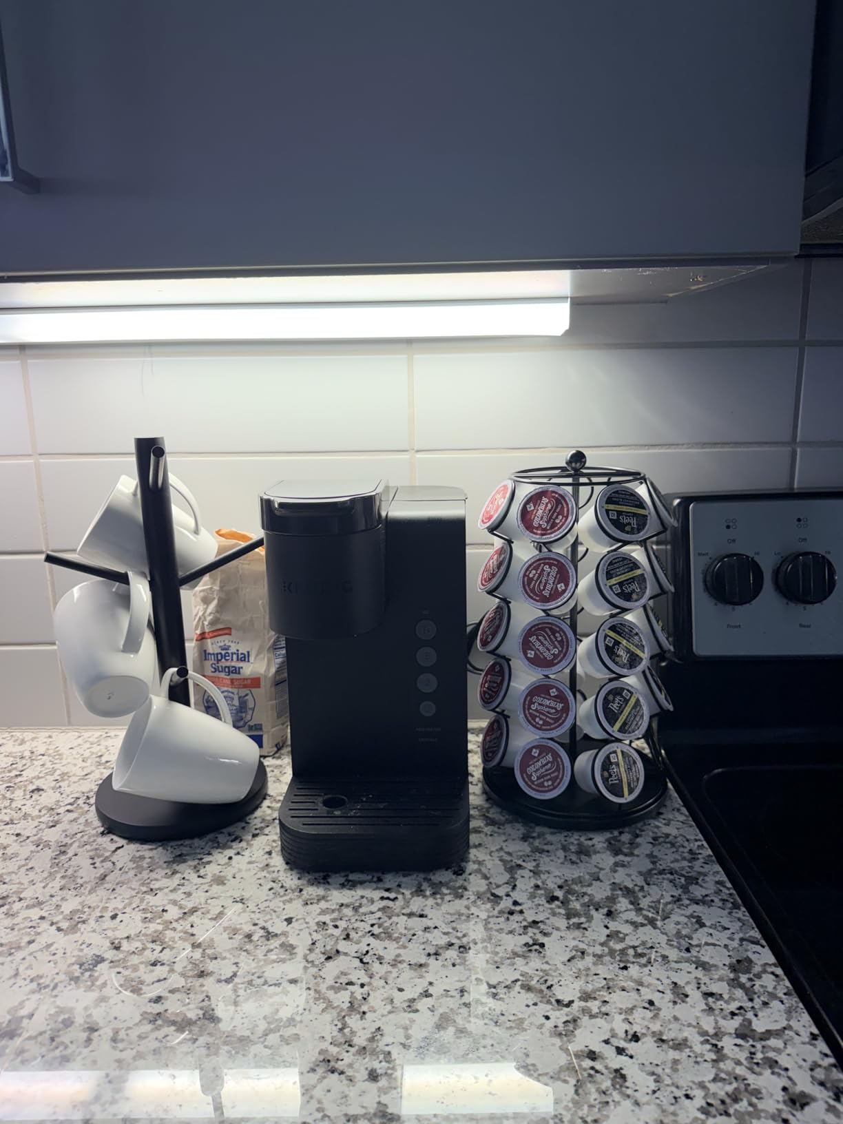 Nifty K Cup Holder - Compatible with K-Cups, Coffee Pod Carousel | 35 K Cup Holder, Spins 360-Degrees, Lazy Susan Platform, Modern Black Design, Home or Office Kitchen Counter Organizer customer photo 2