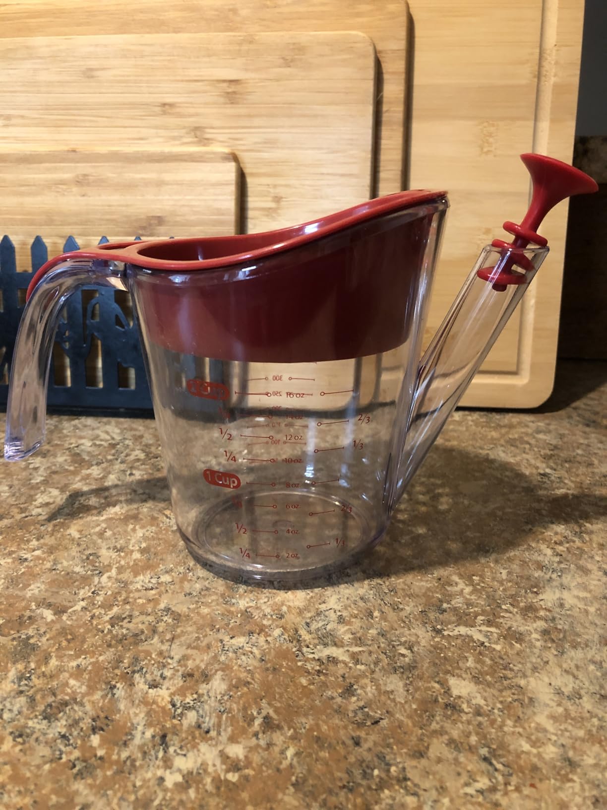 GoodCook Everyday Fat Separator for Cooking, 2-Cup Heat-Resistant Separator with Pour Spout, Bottom Release Fat Separator for BBQ and Gravy, Strainer and Silicone Stopper for Mess-Free Use customer photo 1