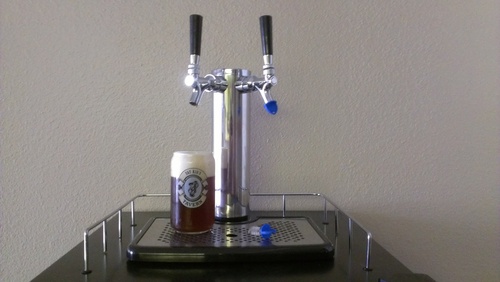 Kegco KC D4743DT-Ss Double Tap Stainless Steel Draft Beer Kegerator Tower, 3