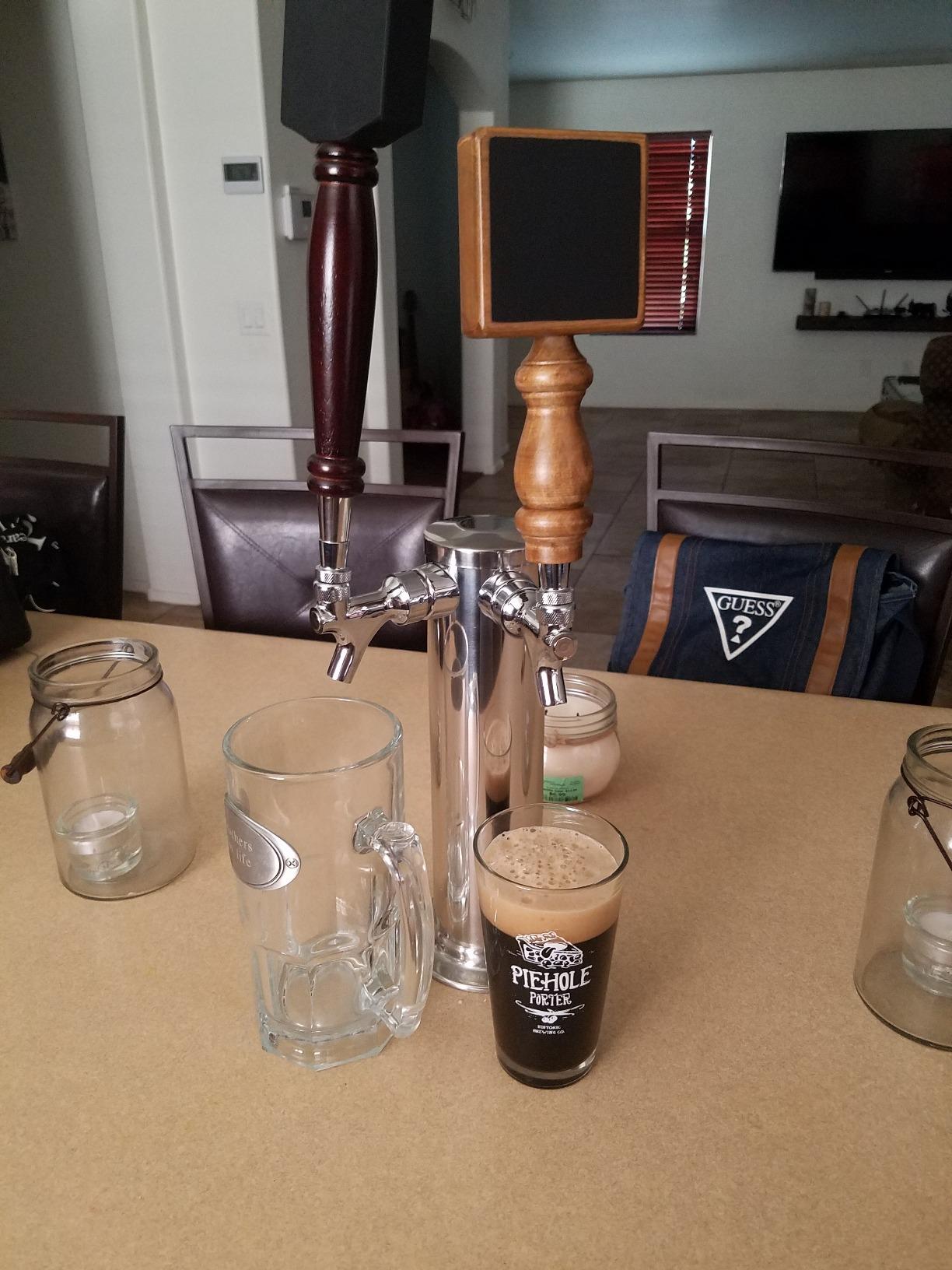 Kegco KC D4743DT-Ss Double Tap Stainless Steel Draft Beer Kegerator Tower, 3