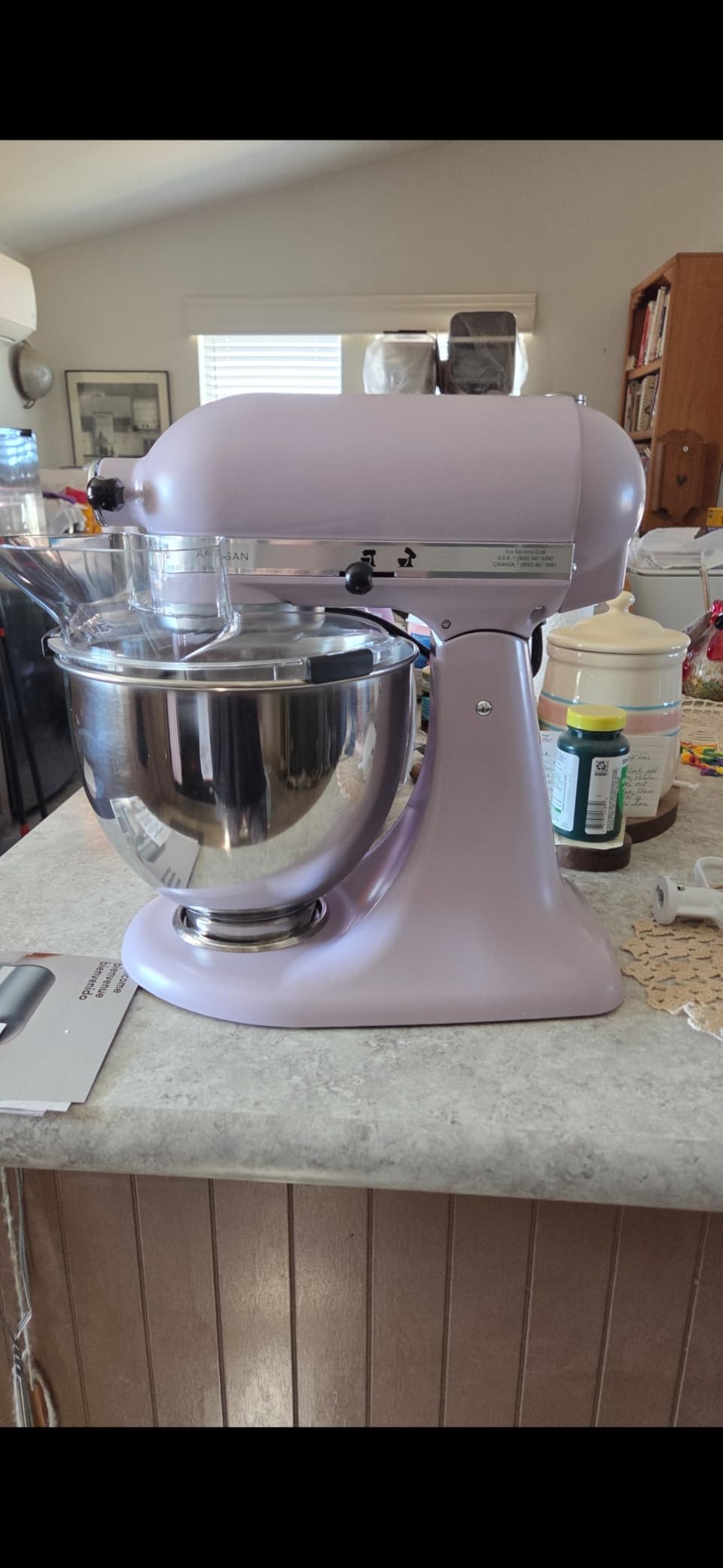 KitchenAid Artisan Series 5 Quart Tilt Head Stand Mixer with Pouring Shield KSM150PS, Contour Silver customer photo 2