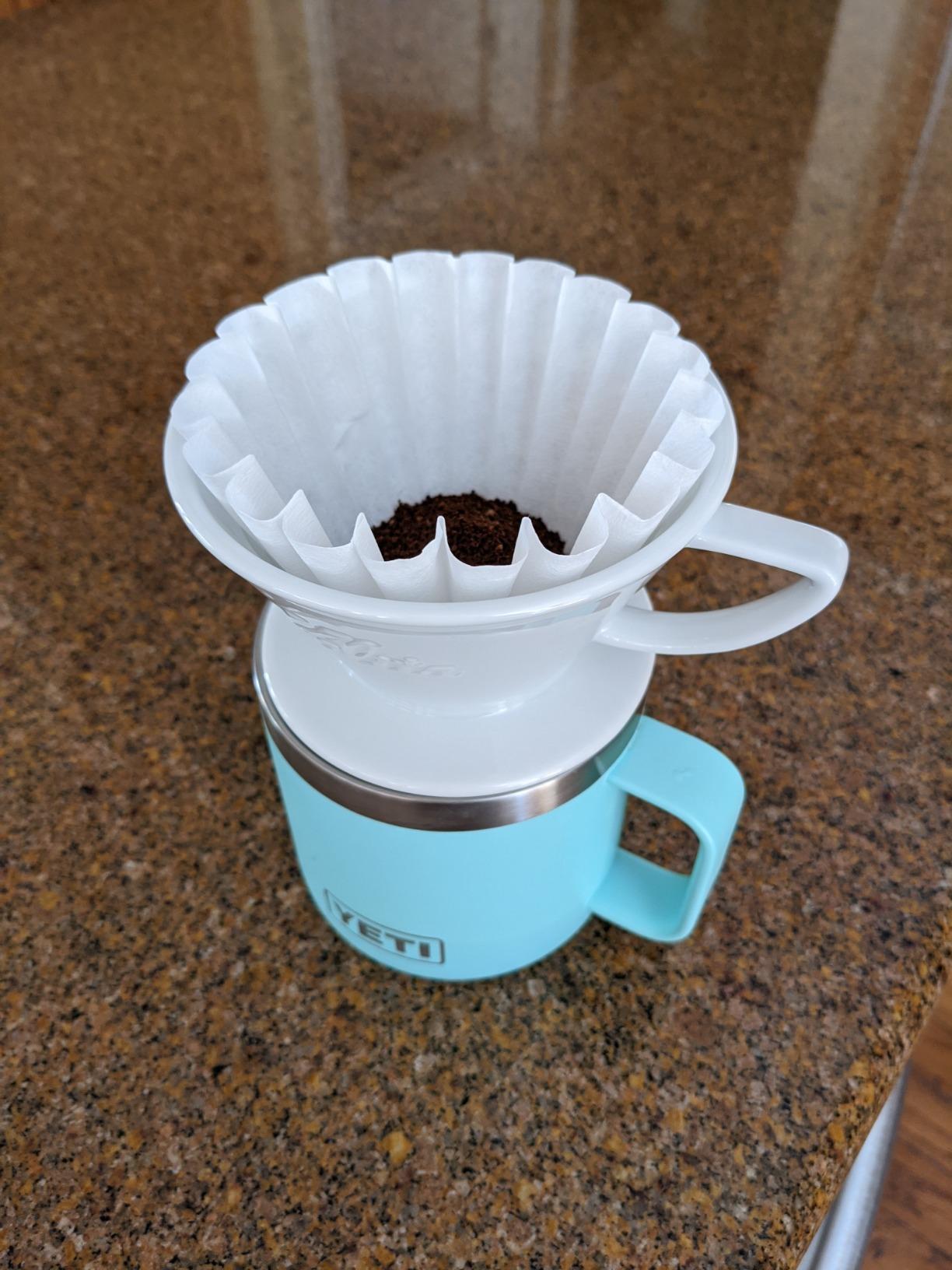 Kalita Wave Series 185 Ceramic Dripper [2-4 persons] #02035 Japan Import customer photo 2