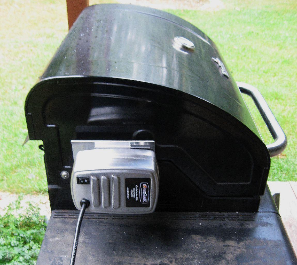 OneGrill Heavy Duty Chrome Steel Universal Grill Rotisserie Kit with 13 Watt 50 lb. Stainless Electric Motor - 45 Inch X 1/2 Inch Hexagon Spit Rod (Grills Up to 38 Inches Wide) customer photo 1