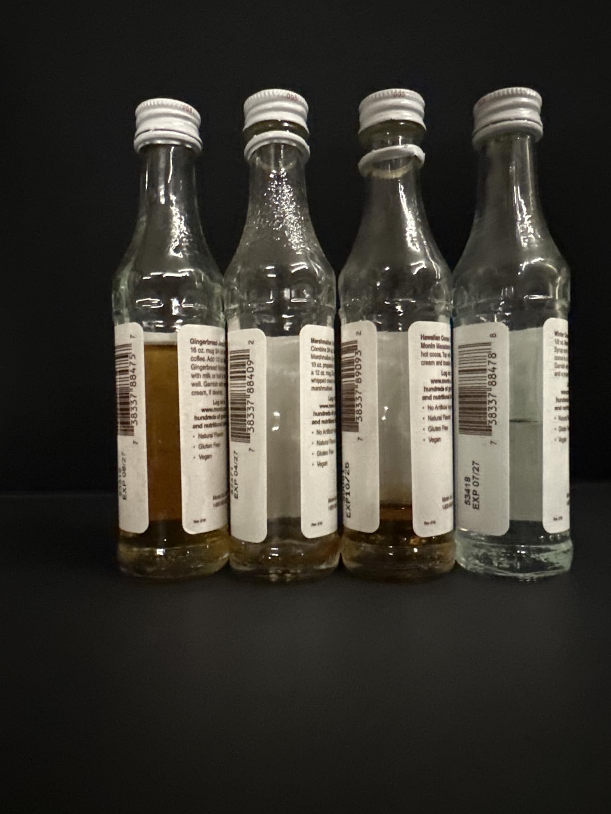 Monin - 5 Flavor Classic Cocktail Collection: Pomegranate, Mojito, Agave Nectar, Mango, and Pure Cane Syrups customer photo 1
