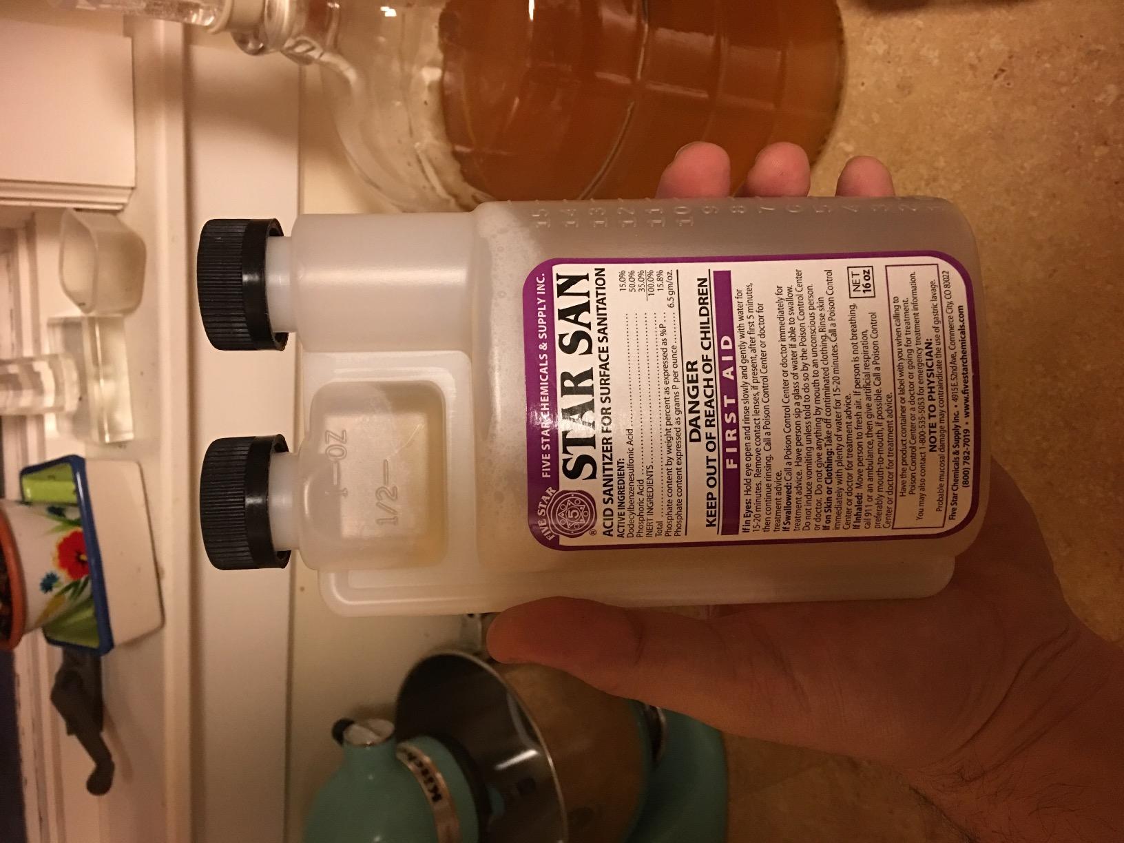Five Star - Star San - 16 Ounce - Brew Sanitizer High Foaming Acid Anionic customer photo 1
