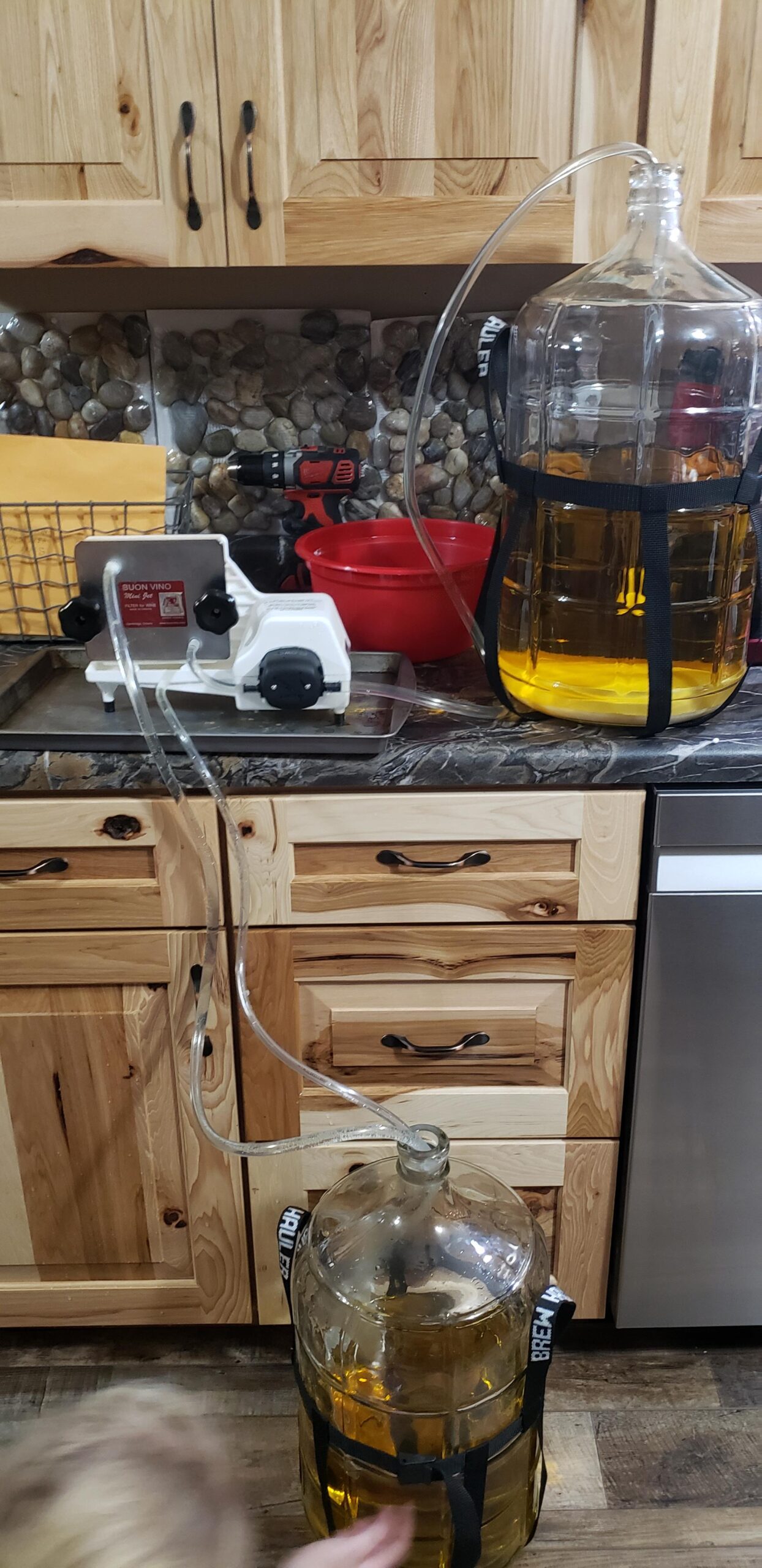 Buon Vino Mini Jet Wine Filter - Easy Bottle Filteration Brewing Kit - Simple Automatic Machine Accessories - Brew System Gadgets - Portable Homebrew Supplies - Electric Mini Whisk Filters Equipment customer photo 1
