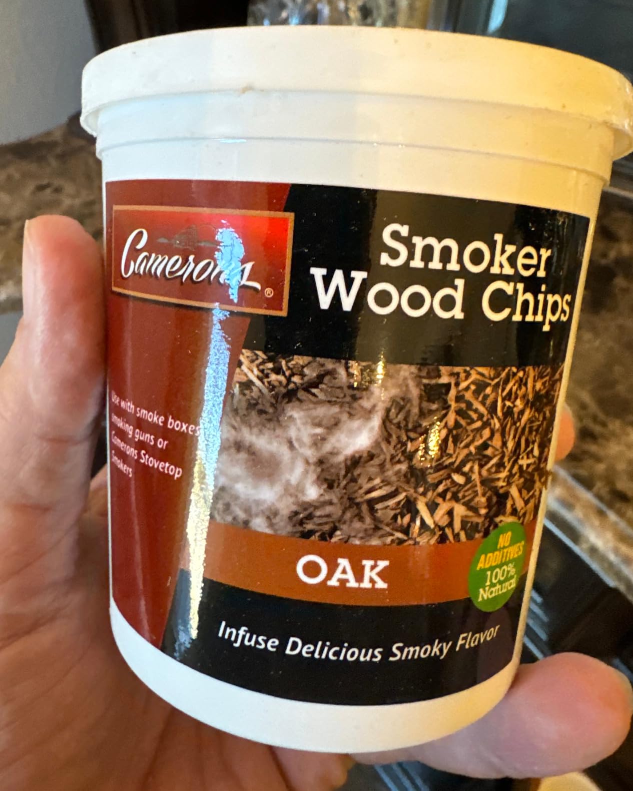 Camerons Natural Extra Fine BBQ Wood Chips- Variety 8 Pack, Apple, Cherry, Bourbon, Oak, Hickory, Maple, Pecan, Mesquite- Sawdust Shavings for Smoking Gun, Smokers, Smoke Boxes- Barbecue Xmas Gift Set customer photo 1