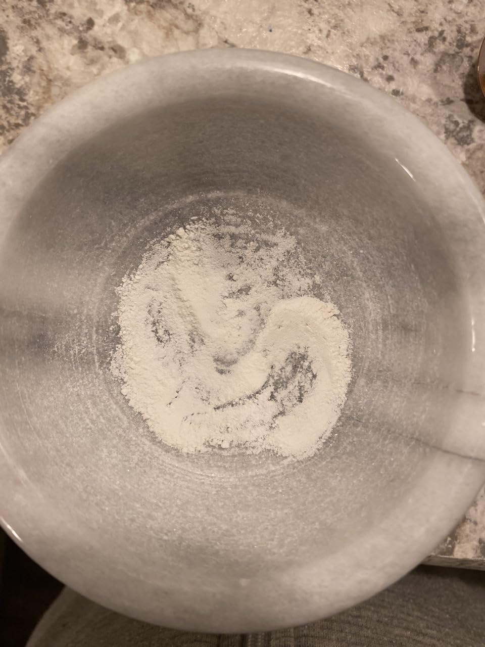 HIC Kitchen Mortar and Pestle Set, Solid Carrara Marble, 3.8-Inch, Spice Herb Grinder, Pill Crusher, Nut Butter Maker customer photo 2