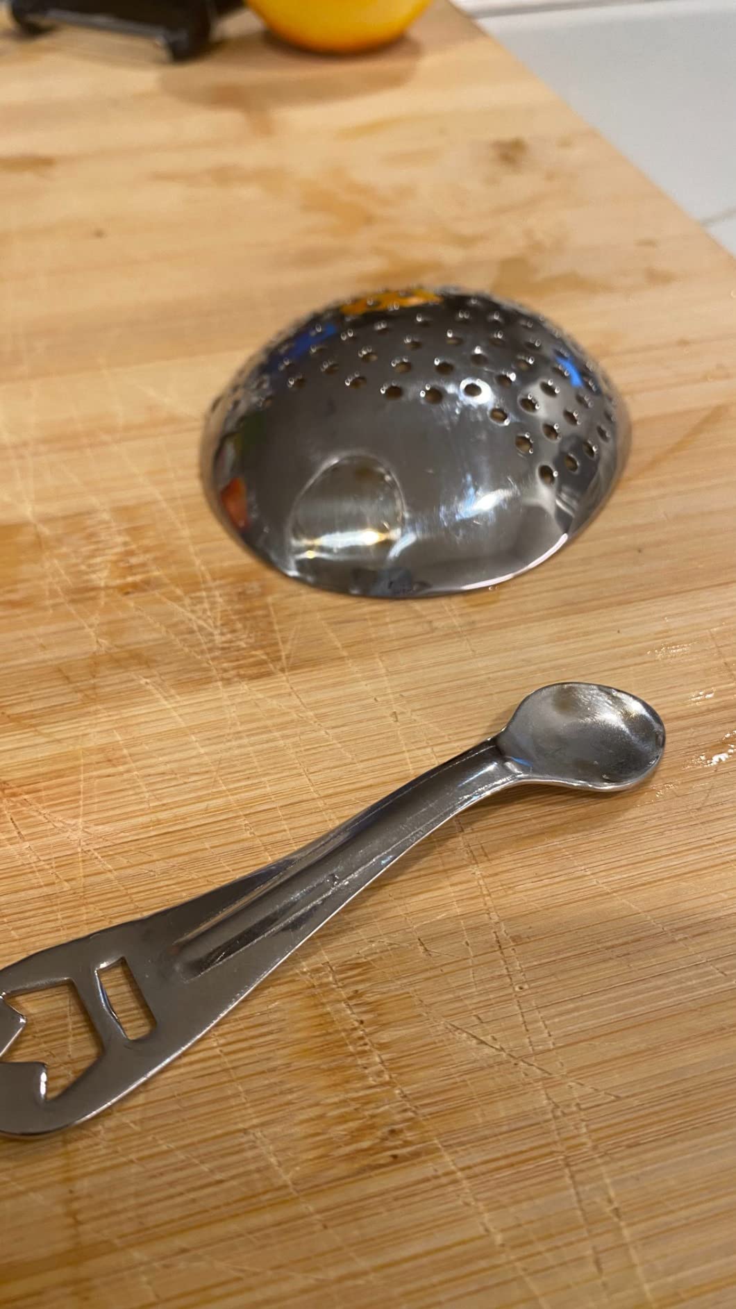 Cocktail Kingdom Premium Julep Strainer (Stainless Steel - Mirror Finish) customer photo 1