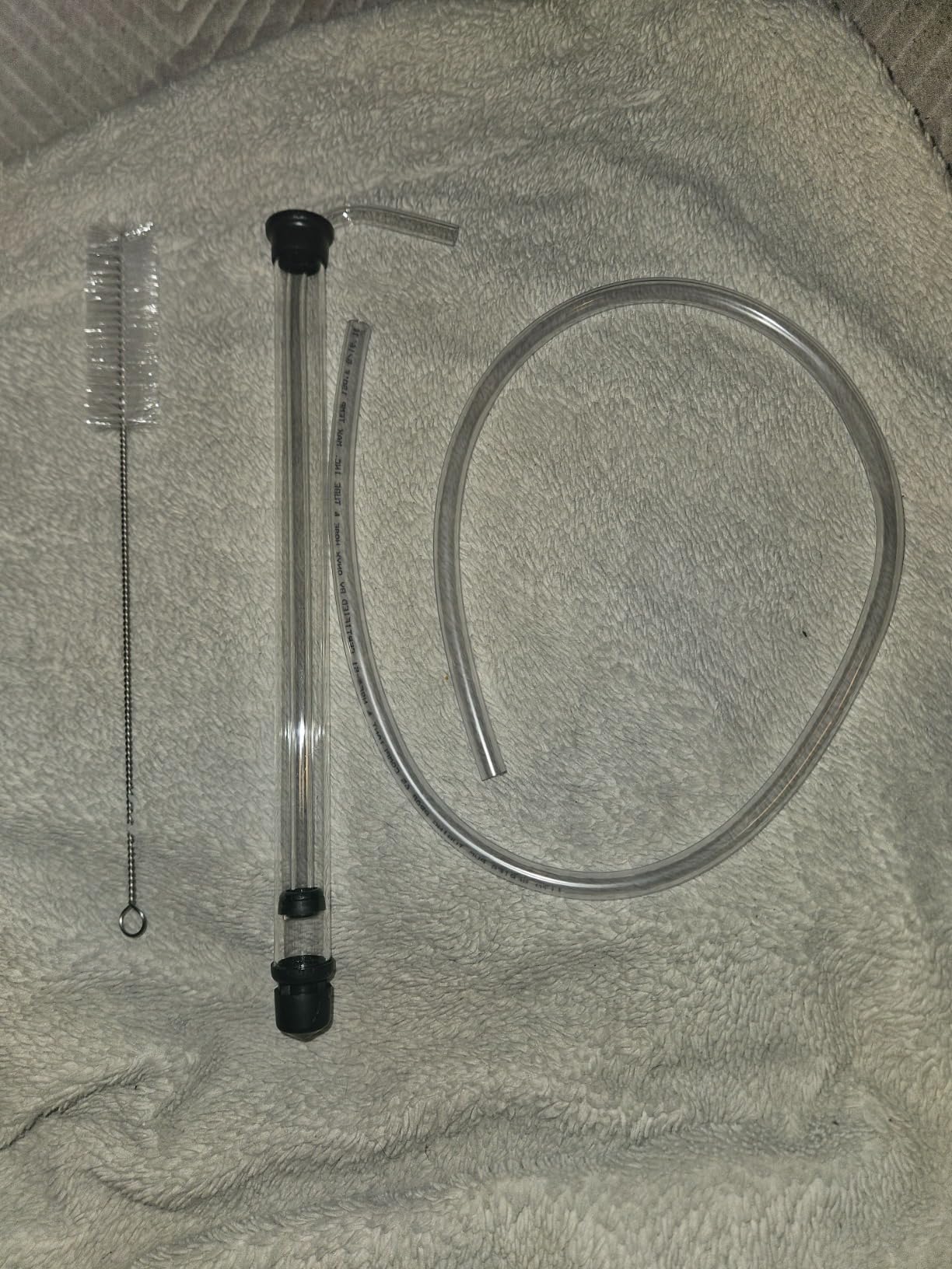 Fermtech Mini Auto-Siphon - Clear Siphon with 3ft Food - Grade Vinyl Hose - Effortless Bottling for 1 Gallon Jugs, Wine, Beer, Mead & Kombucha - 3/8in customer photo 2
