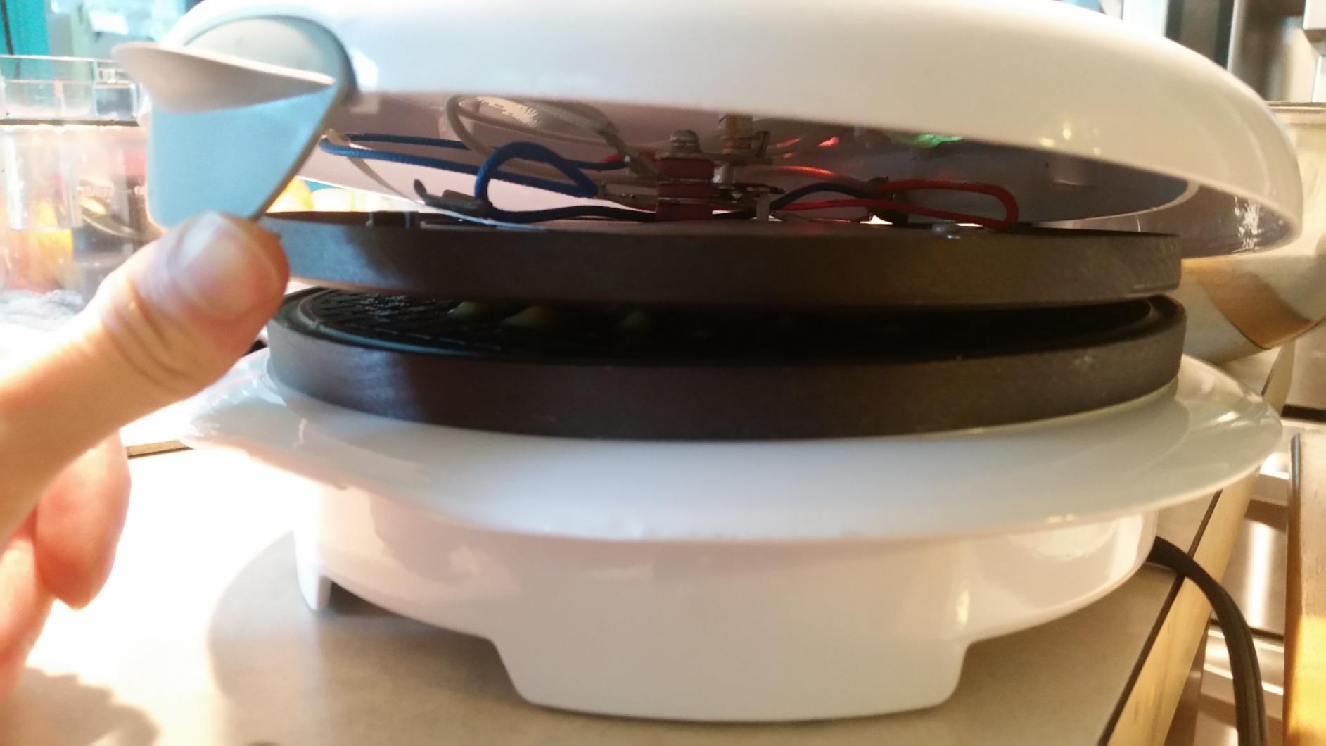 Waffle Cone Maker - Electric Nonstick Waffle Iron with Shaper Cone Included - Small Kitchen Appliances (White) customer photo 2