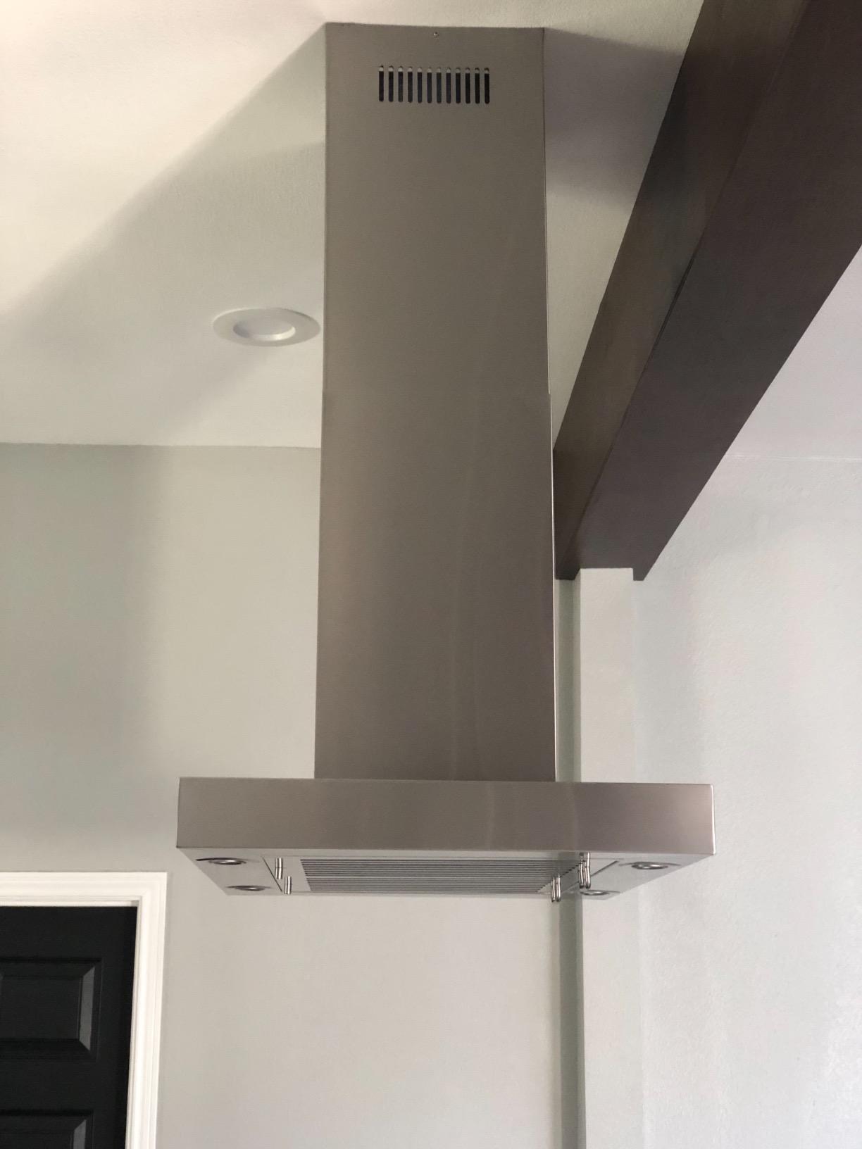 Z Line KE2i-30 Stainless Steel Island Mount Range Hood, 30-Inch customer photo 1