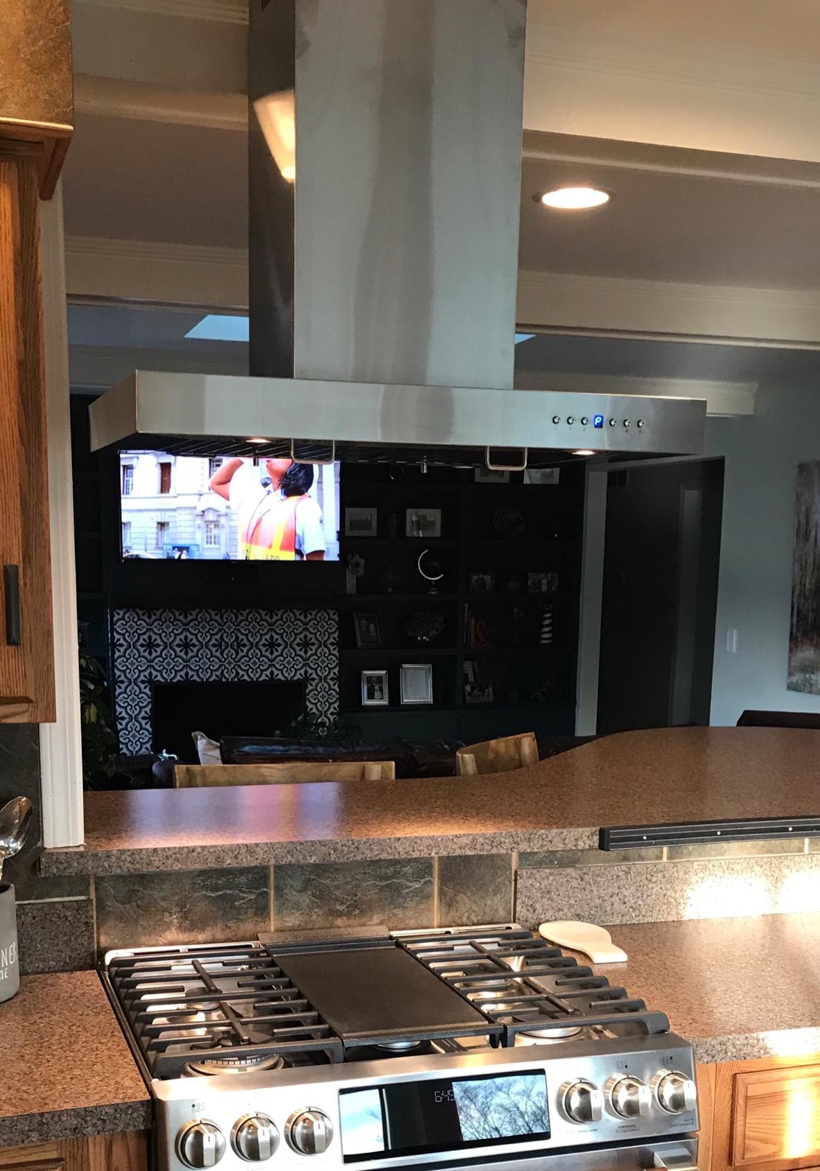 Z Line KE2i-30 Stainless Steel Island Mount Range Hood, 30-Inch customer photo 2