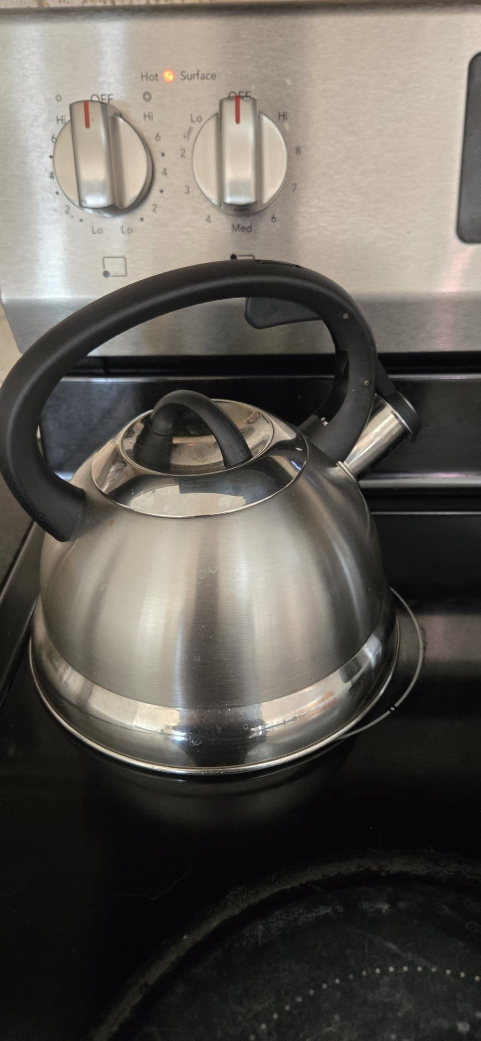Mr. Coffee Flintshire 1.75-Quart Stainless Steel Whistling Tea Kettle - Brushed Satin Finish Stove-Top Kettle for Boiling Water customer photo 1