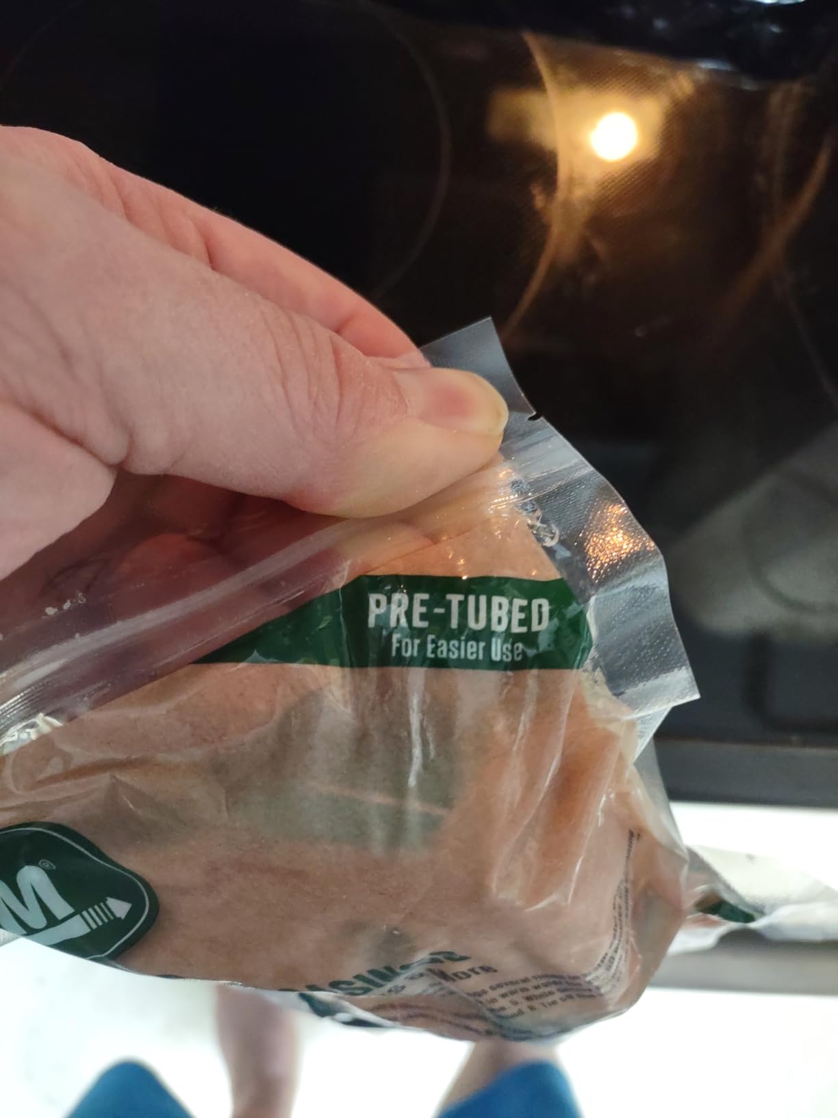 LEM Products Natural Hog Casings, 32-35mm, Edible Sausage Casings, Stuffs Approximately 30 Pounds, Great for Sausage Links, Franks, Metts, and More, 6.1 Ounce Package customer photo 2