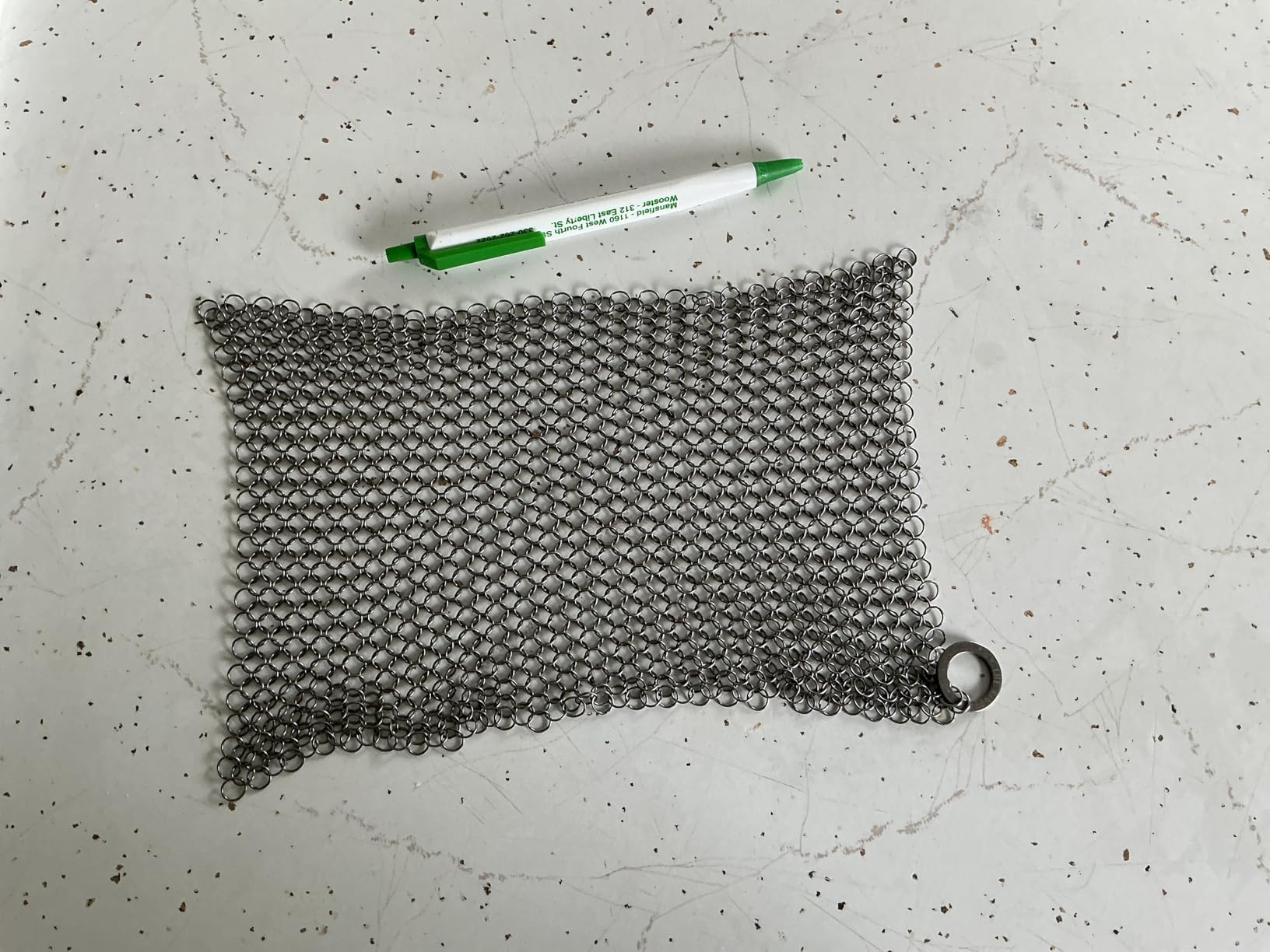 The Ringer - The Original Stainless Steel Cast Iron Cleaner, Patented XL 8x6 Inch Design customer photo 2