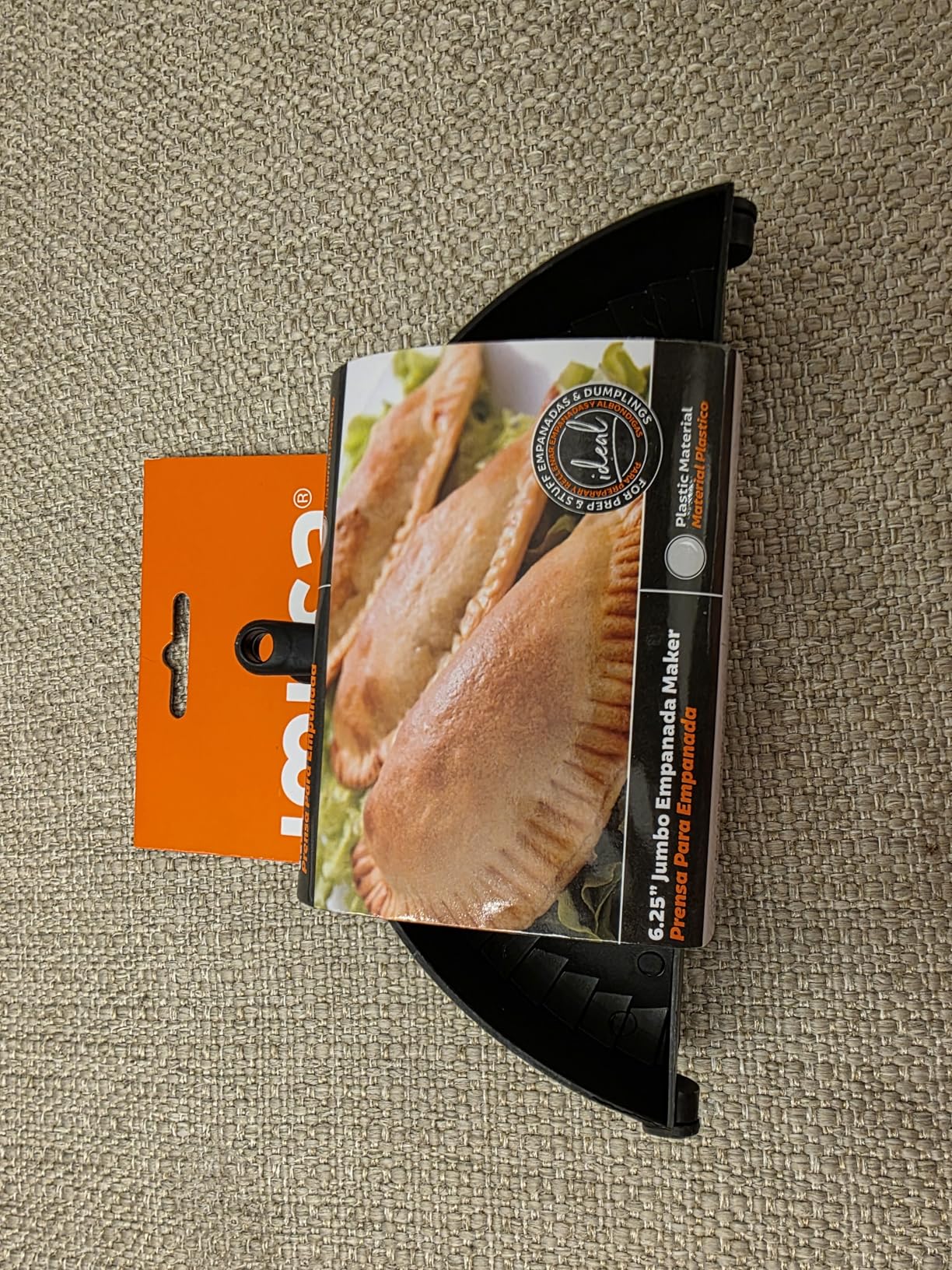 Imusa Empanada Press Set - Dumpling Maker, Plastic Empanada Mold & Pastry Press for Stuffed Pastries, Turnovers, Pierogi, Masa & Dough Preparation, 1 Pack, Black customer photo 1