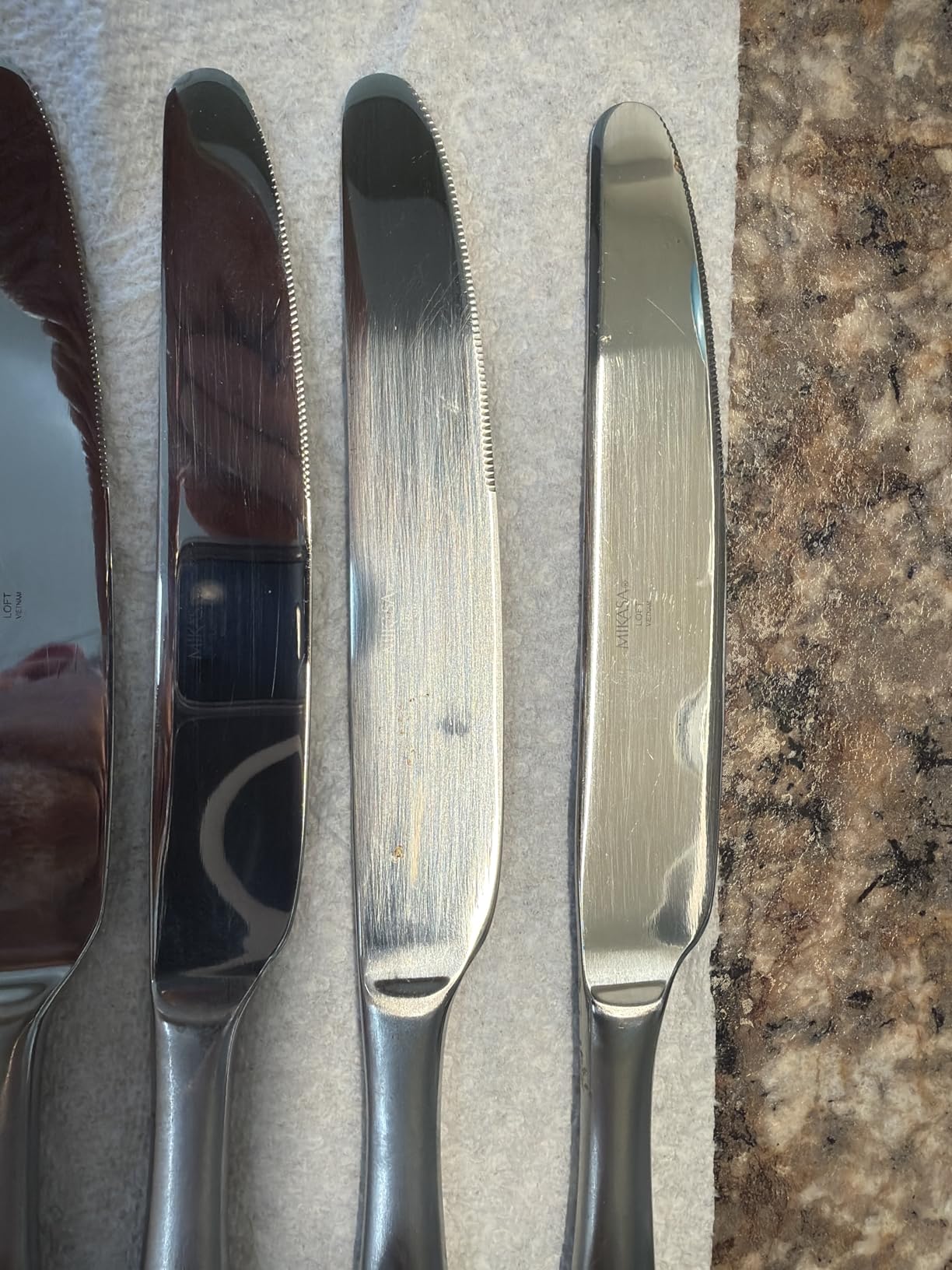 Mikasa Satin Loft 65-Piece Flatware Set for 12, 18/10 Stainless Steel Silverware with Forks, Knives, Spoons, and Serving Utensils, Durable and Elegant Design customer photo 1
