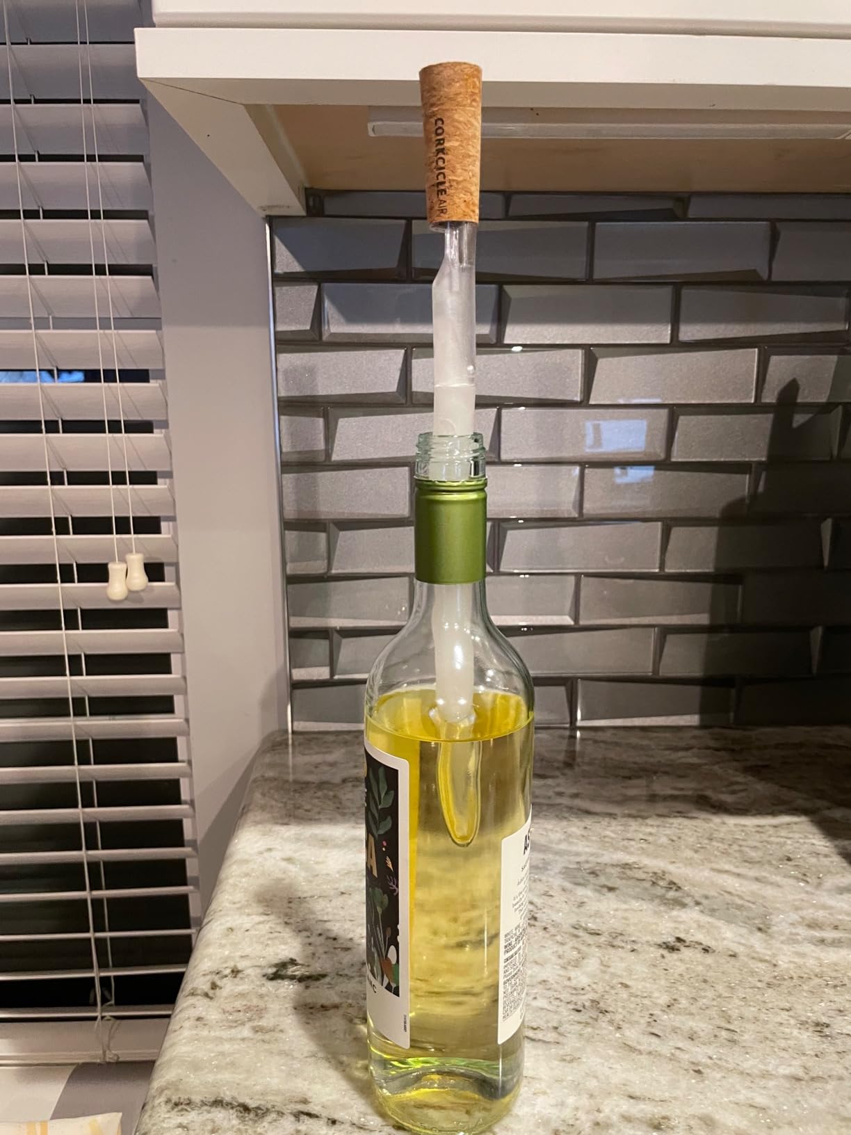 Corkcicle Air Wine Bottle Chiller - Keep Whites Cold & Bring Reds to Cellar Temp in 15 Minutes - Pour-Through Aerator for Enhanced Flavor - Gift for Wine Lovers customer photo 1