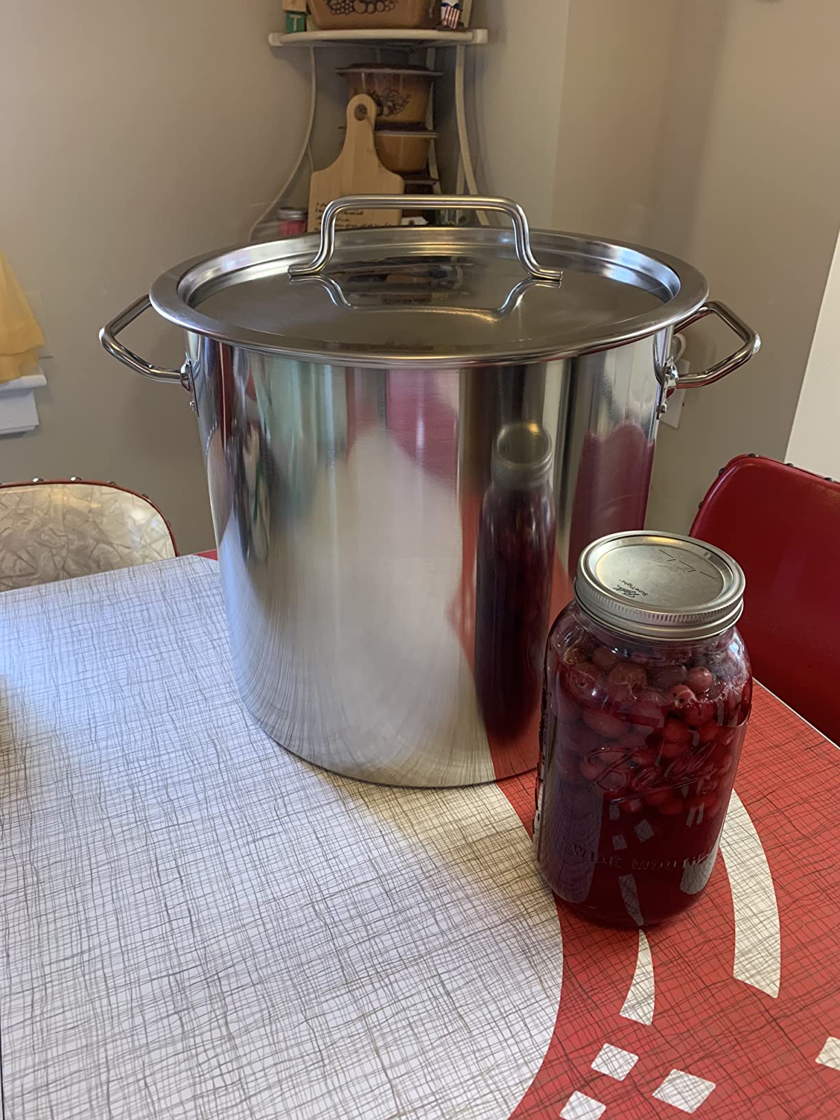 CONCORD Polished Stainless Steel Stock Pot Brewing Beer Kettle Mash Tun w/Flat Lid (50 QT) customer photo 2