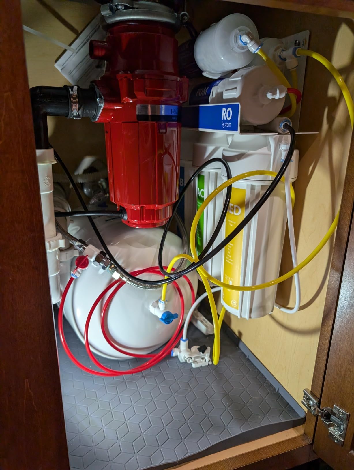 Express Water Reverse Osmosis Alkaline Water Filtration System - 10 Stage RO Water Filter with Faucet and Tank - Under Sink Water Filter with Alkaline Filter customer photo 1